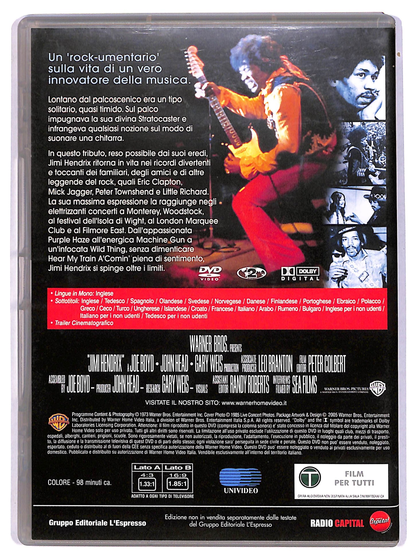 EBOND Jimi Hendrix DVD D610347