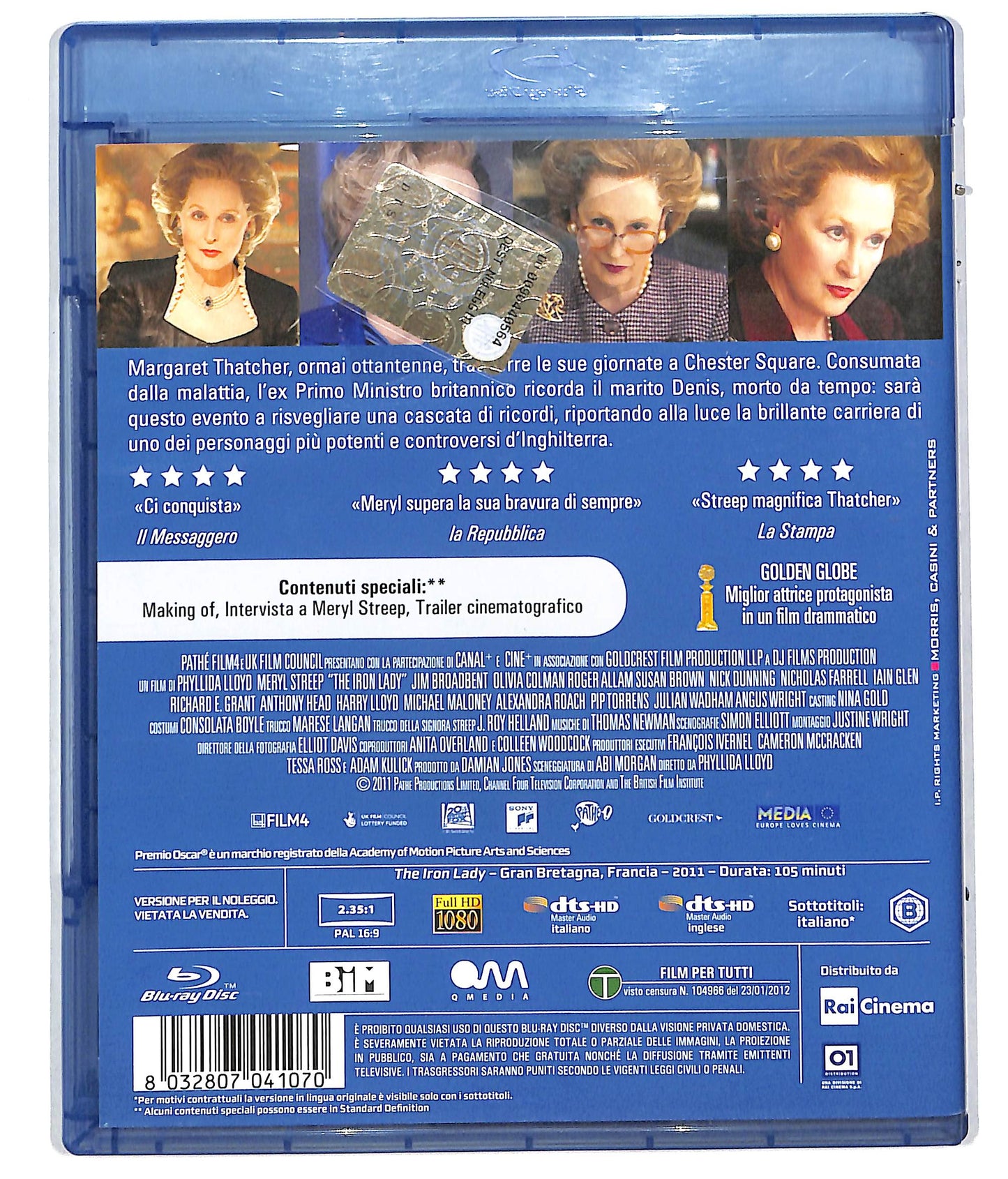 EBOND The Iron Lady Noleggio BLURAY D610405