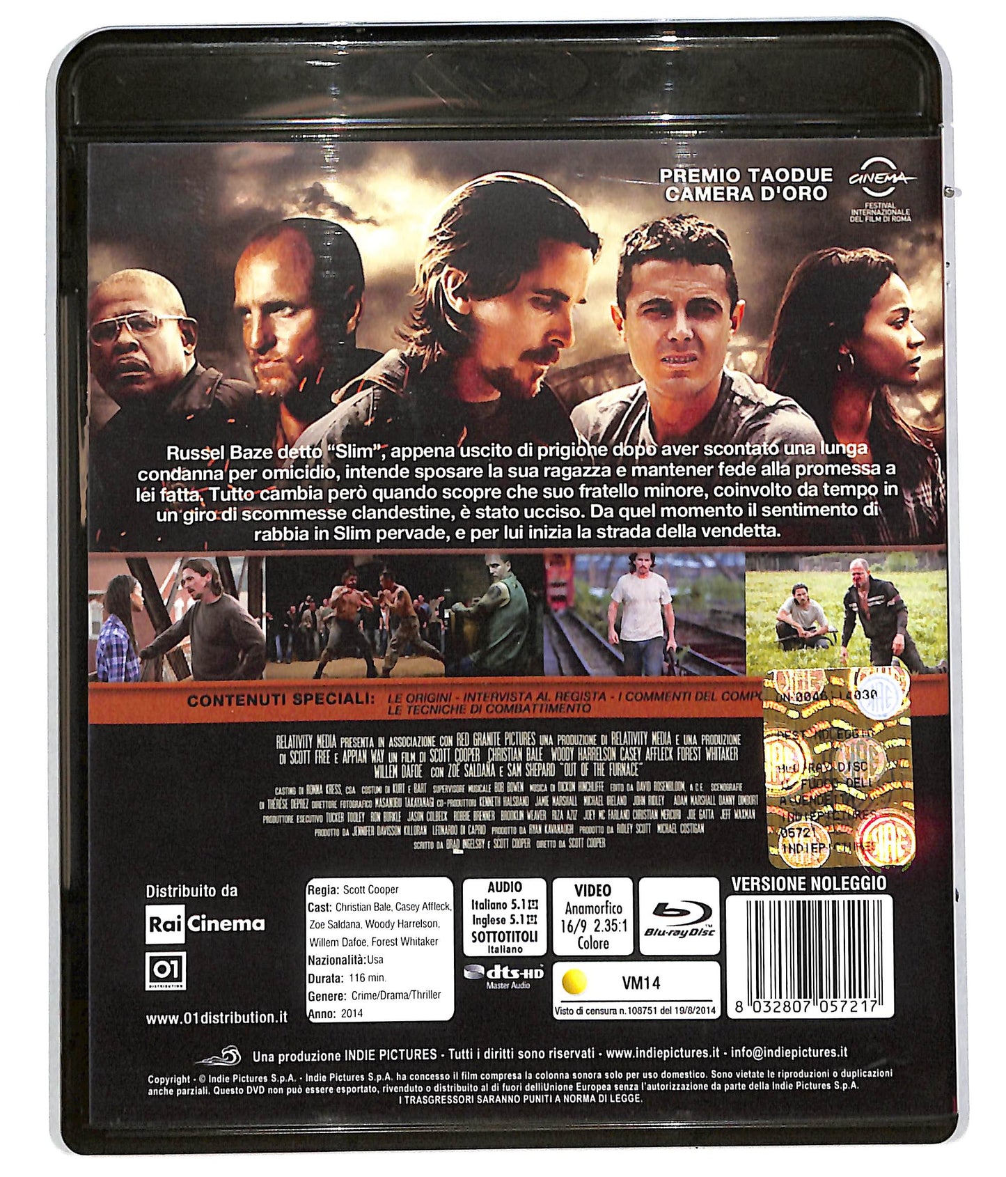 EBOND Il fuoco della vendetta - Out of the Furnace Noleggio BLURAY D610417