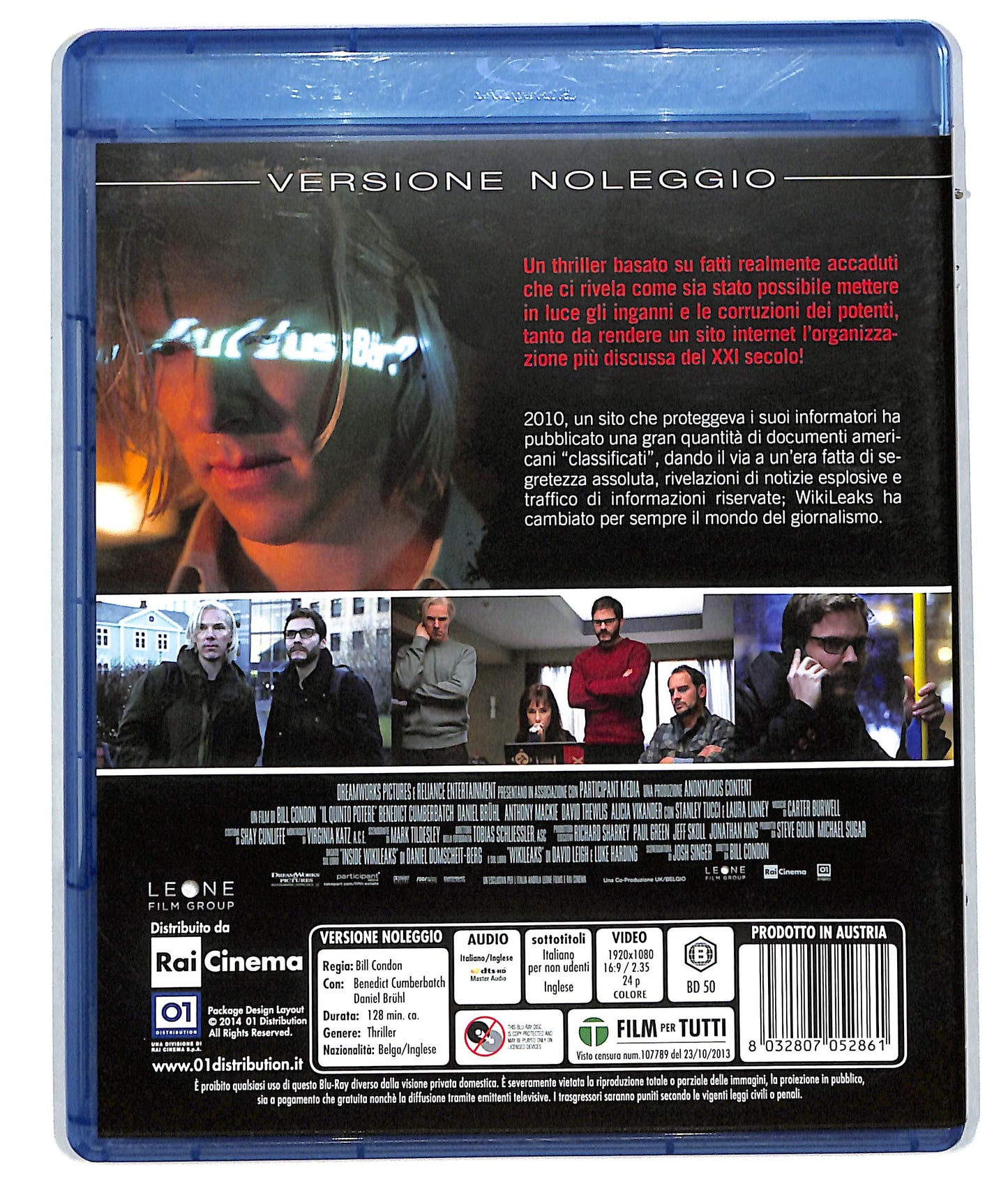 EBOND Il quinto potere Noleggio BLURAY D610429