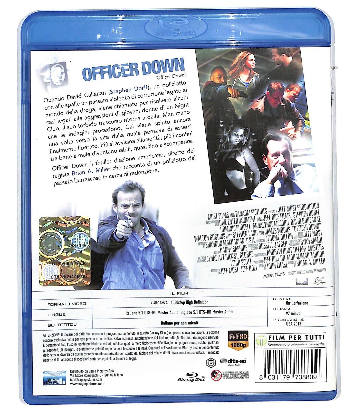 EBOND Officer Down - Un passato sepolto Noleggio BLURAY D610446