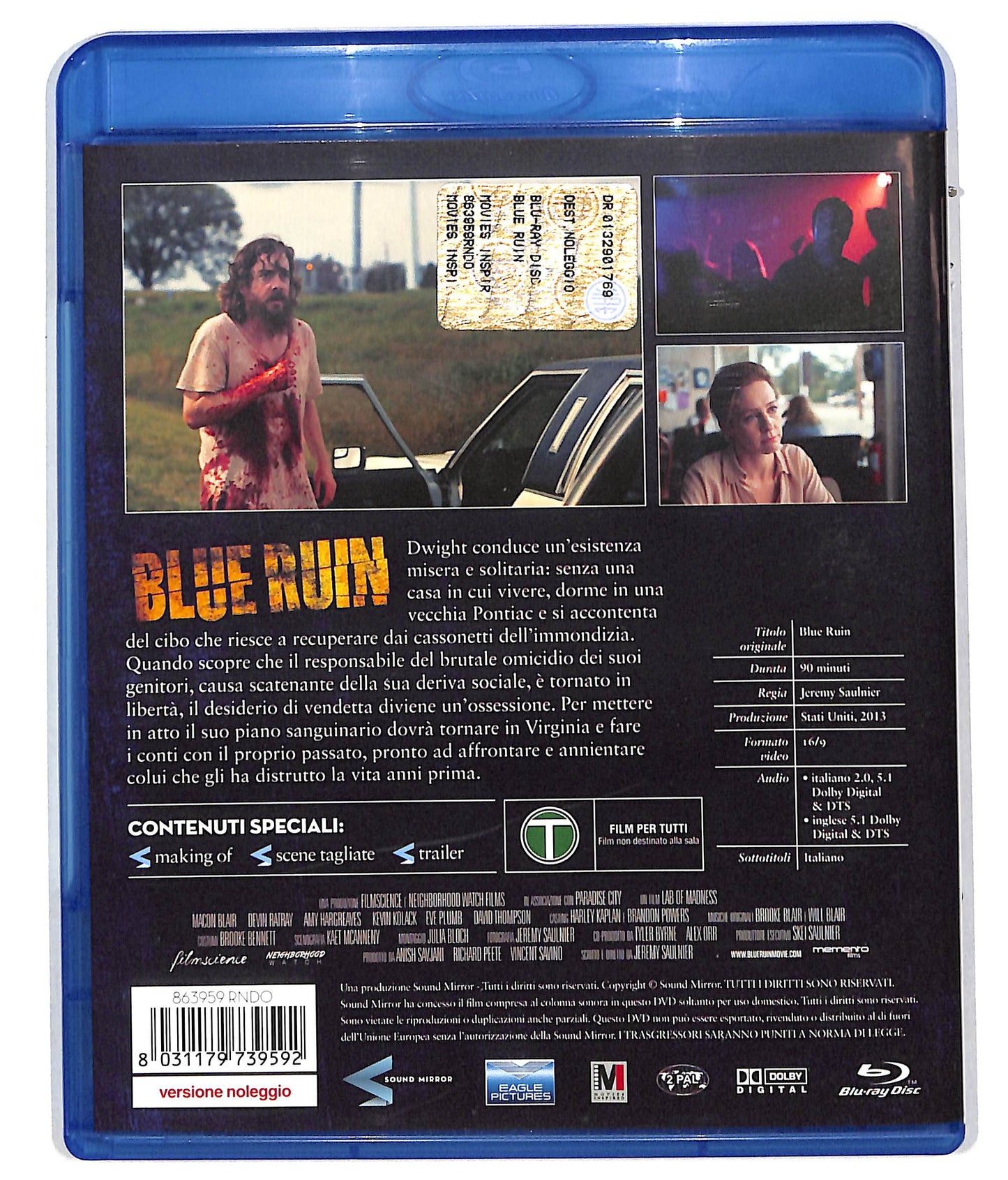 EBOND Blue Ruin Noleggio BLURAY D610475