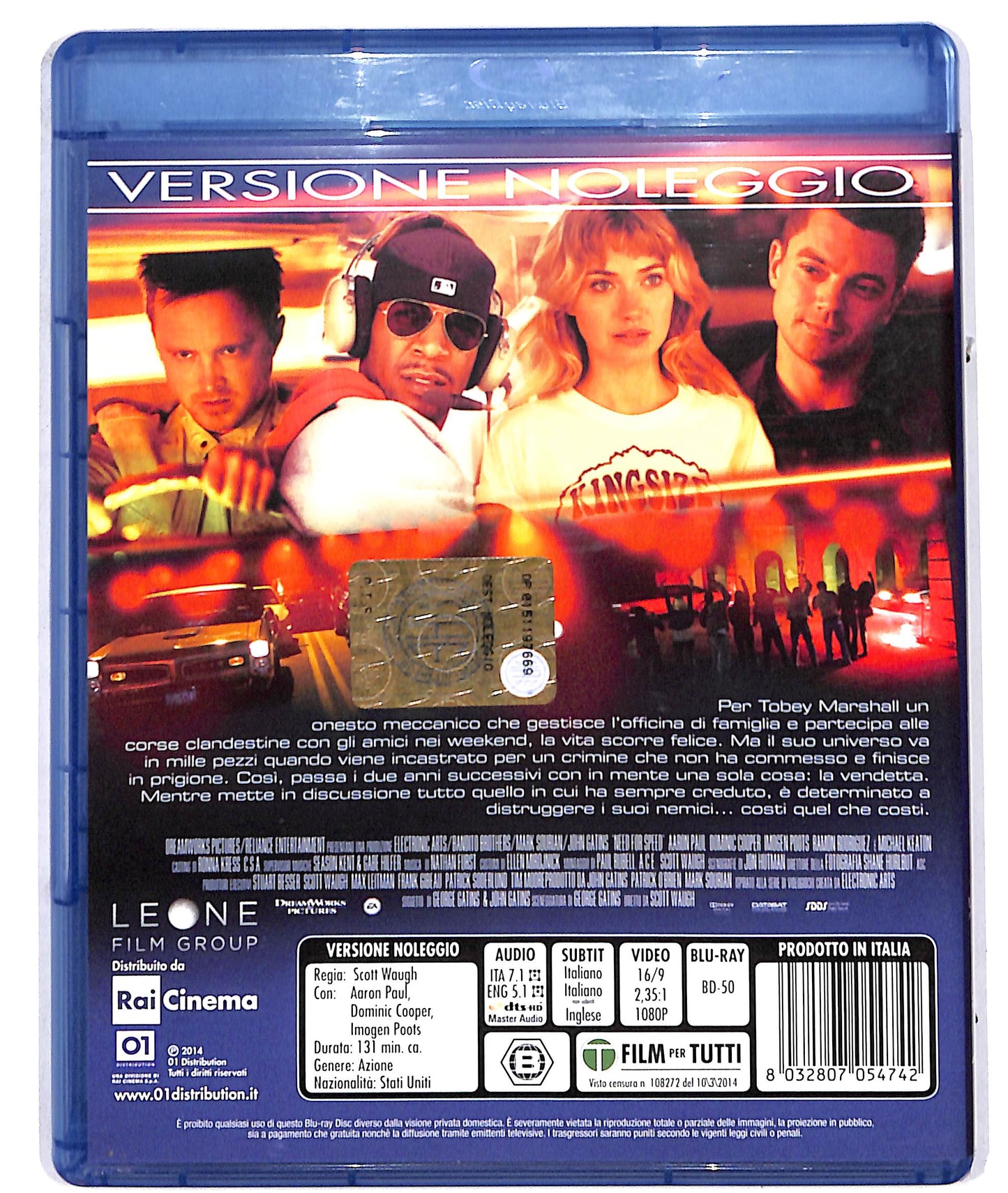 EBOND need for speed - noleggio BLURAY D610518