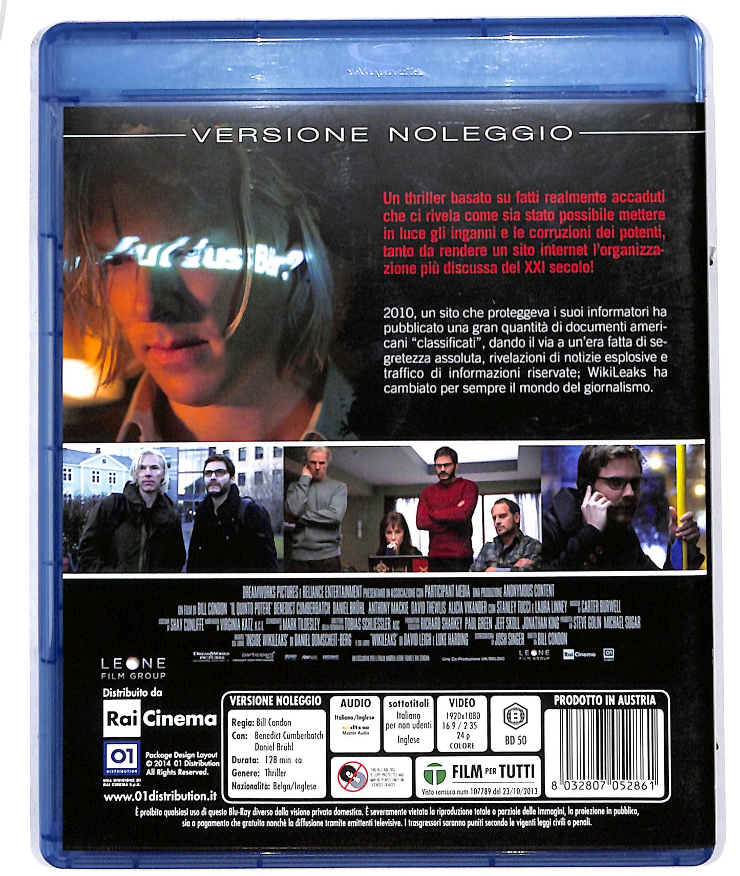 EBOND il quinto potere - noleggio BLURAY D610533