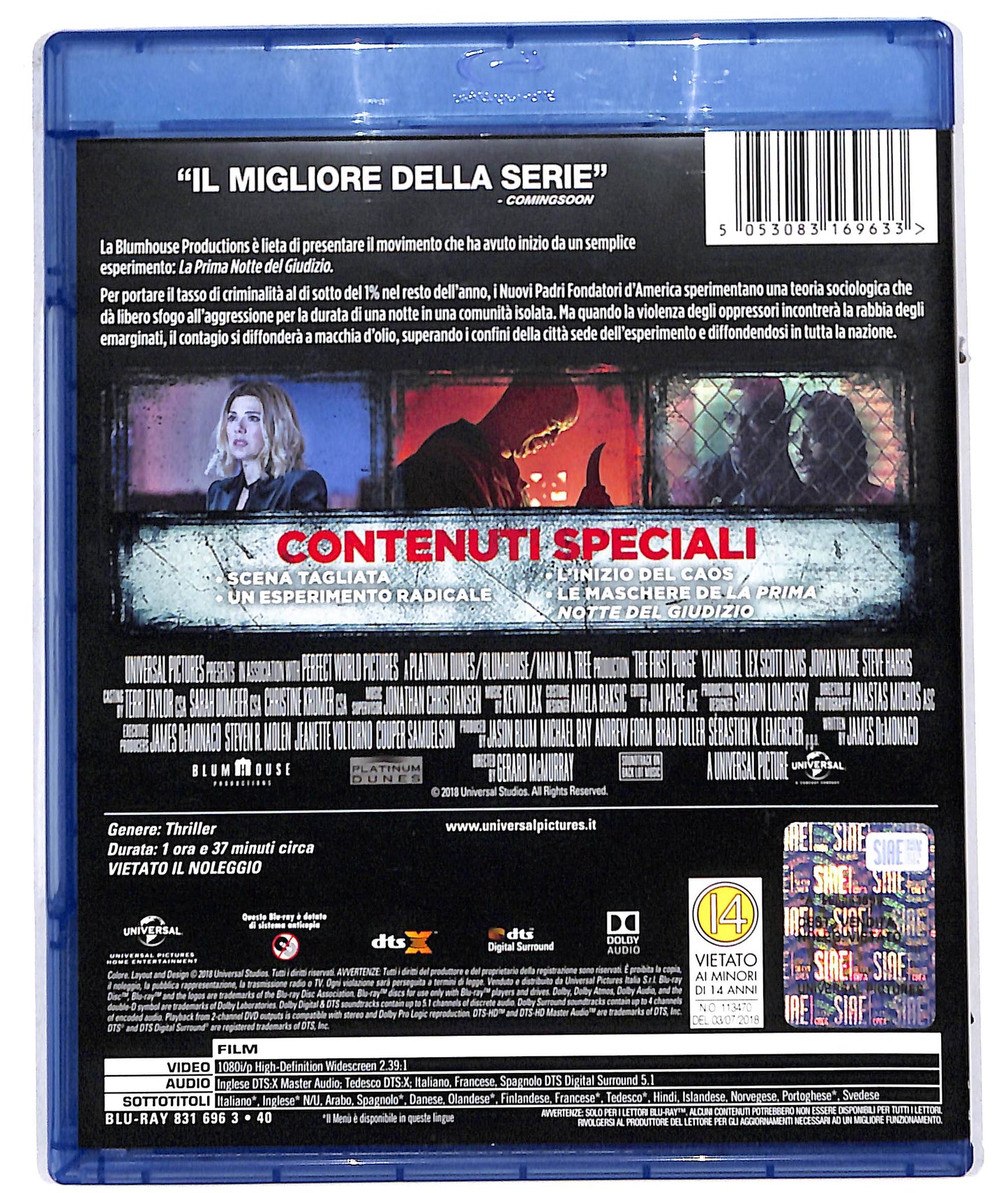 EBOND la prima notte del giudizio BLURAY D610537