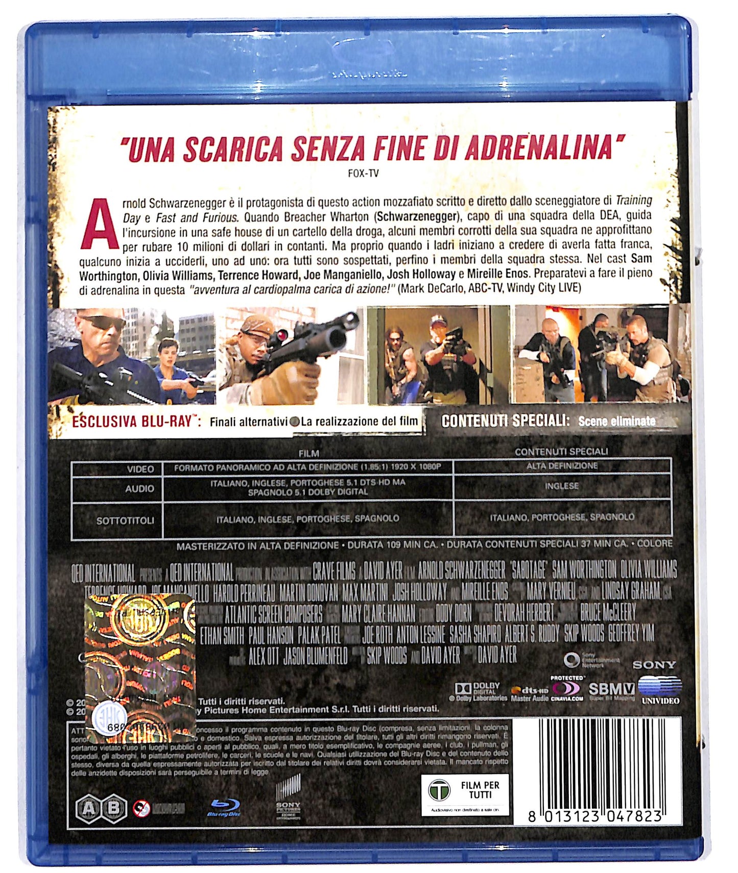 EBOND sabotage - noleggio BLURAY D610564