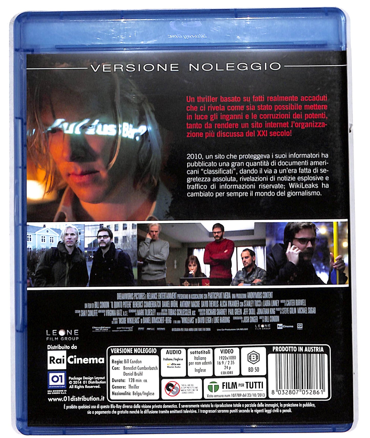 EBOND il quinto potere - noleggio BLURAY D610804