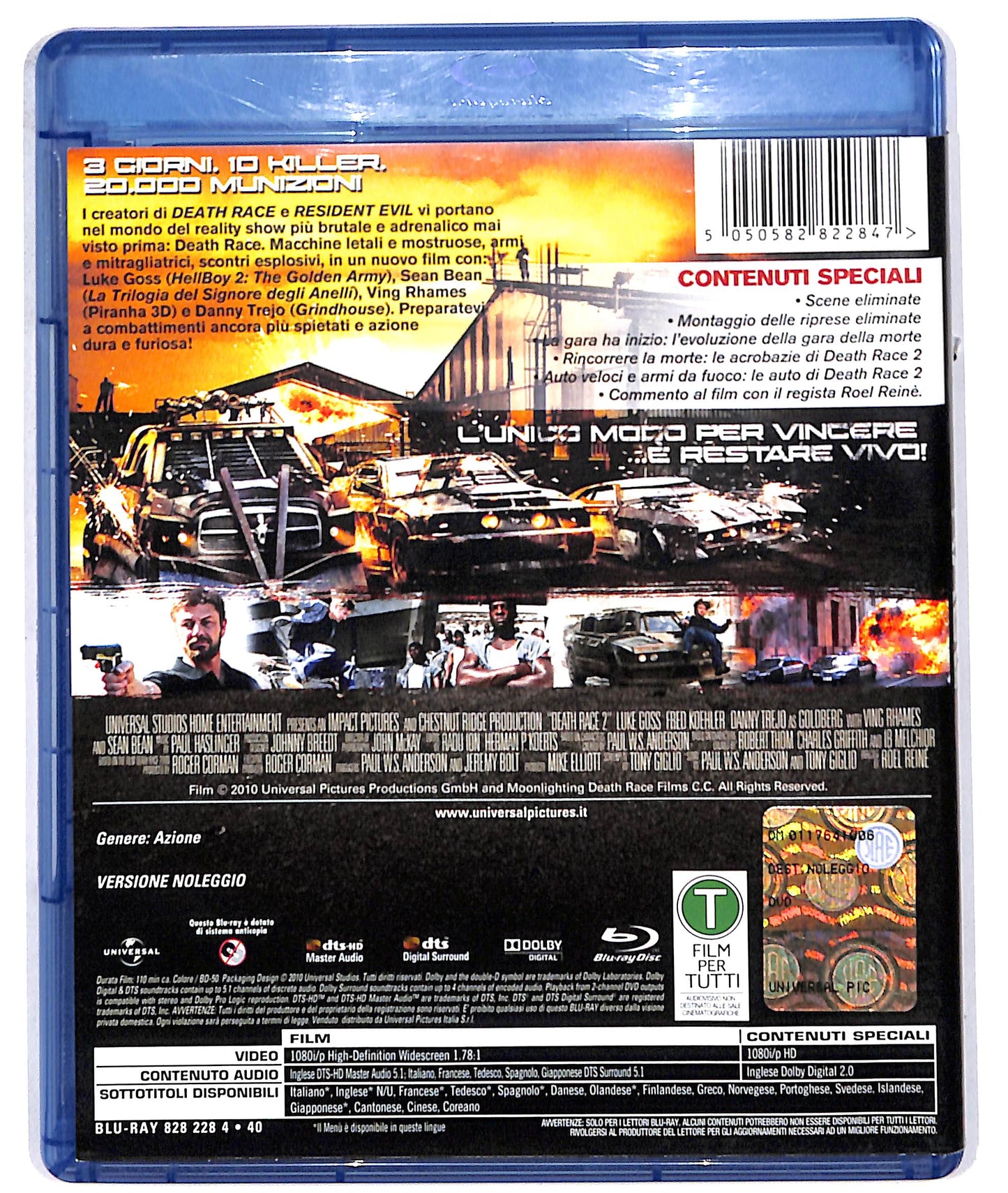 EBOND death race 2 - noleggio BLURAY D610824