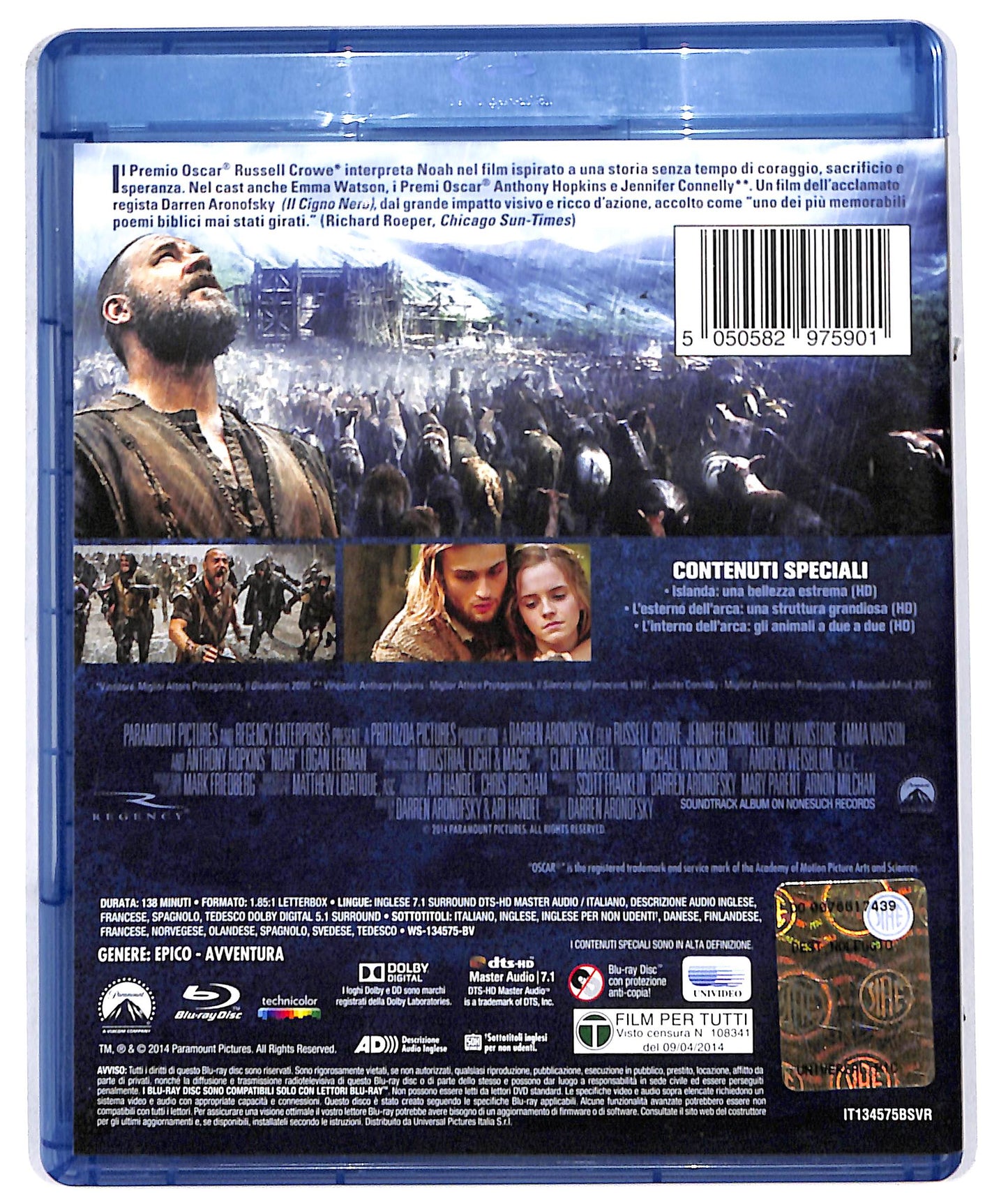 EBOND noah - spettacolare - noleggio BLURAY D610836