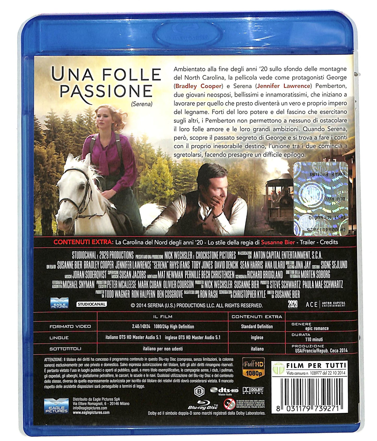 EBOND Una folle passione Noleggio BLURAY D610972