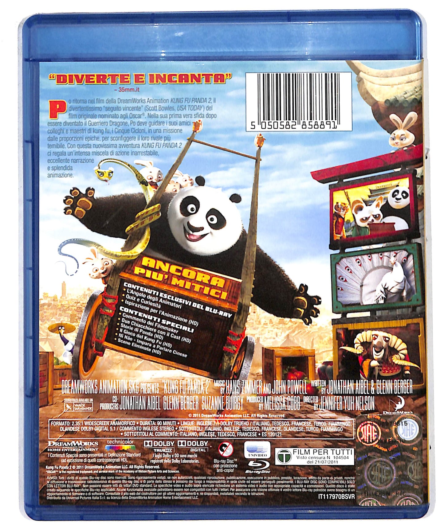 EBOND kung fu panda 2 - Noleggio BLURAY D611149