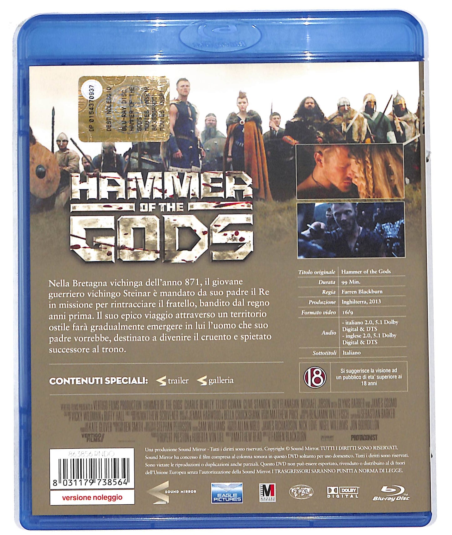 EBOND hammer of the gods - Noleggio BLURAY D611152