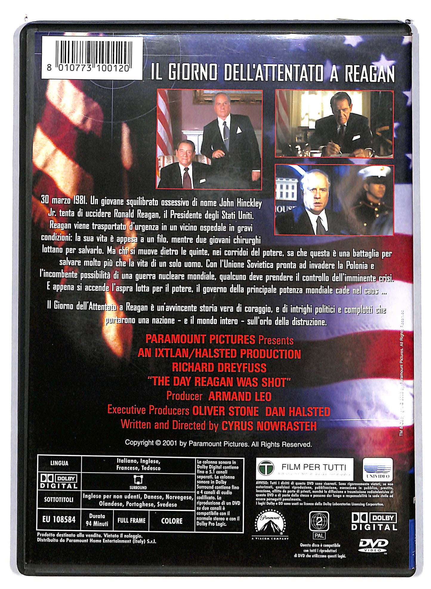 EBOND Il Giorno Dell'Attentato A Reagan DVD D613127