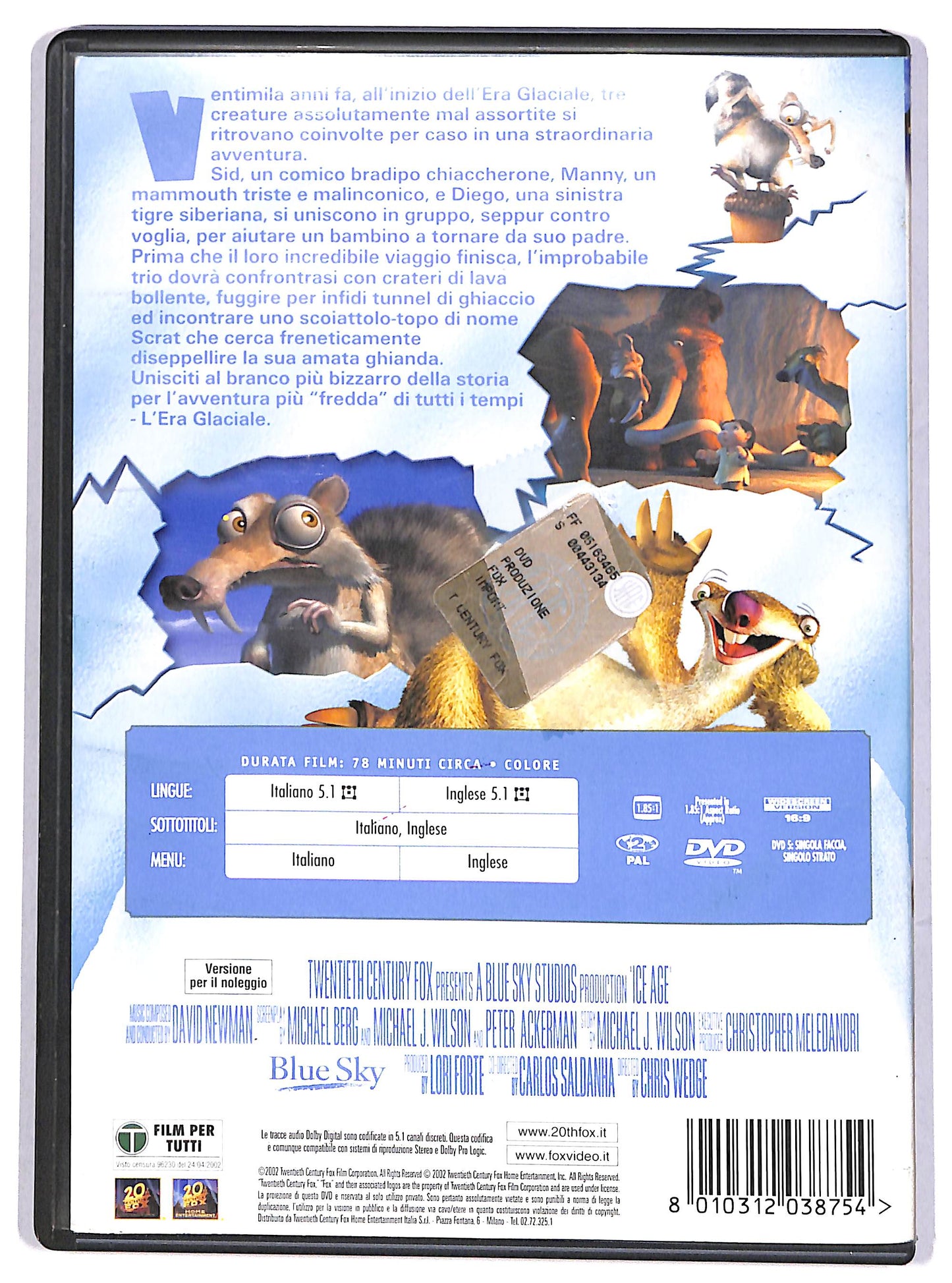 EBOND L'Era Glaciale  DVD D613322
