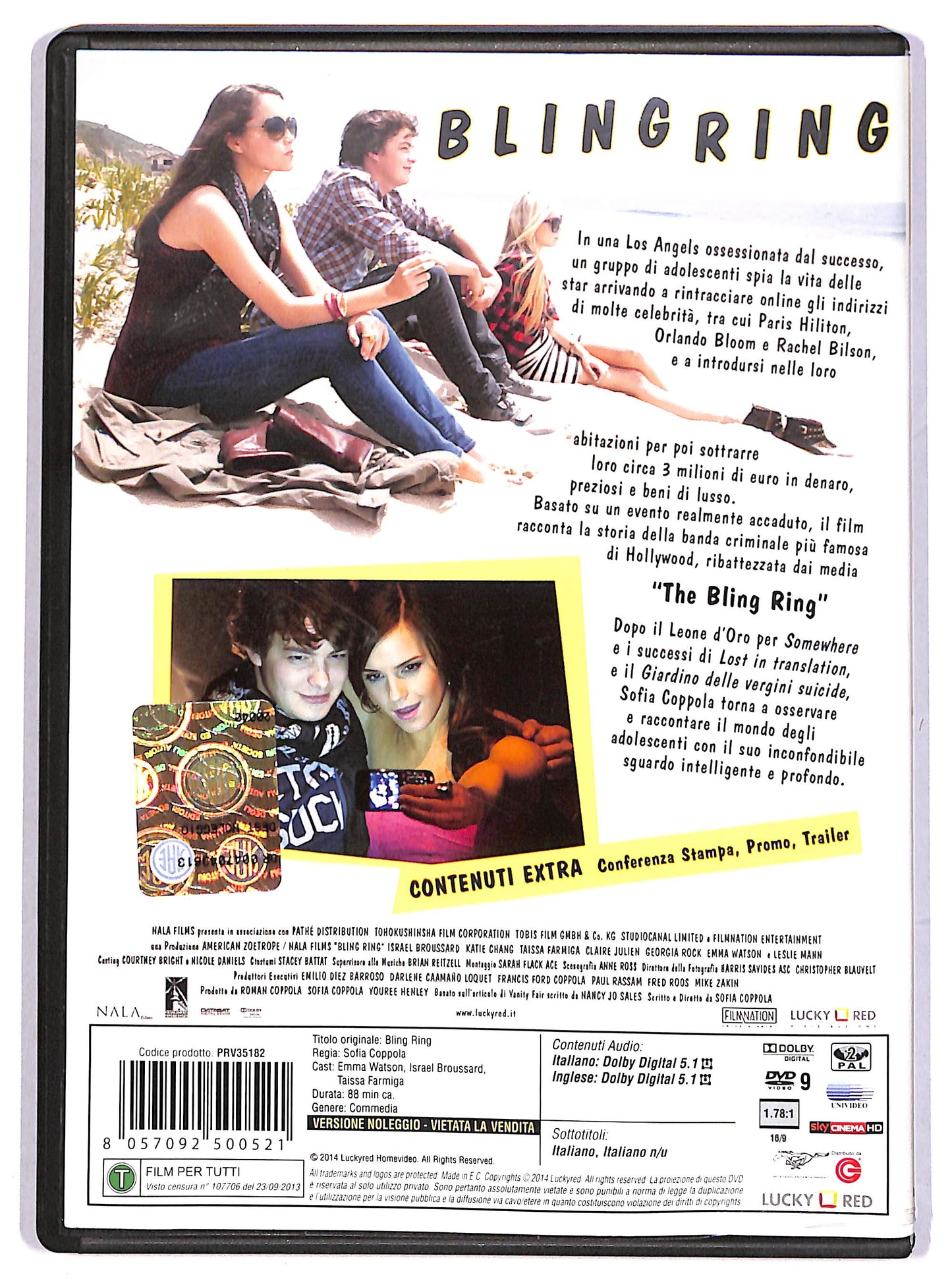 EBOND Bling Ring Noleggio DVD D613405
