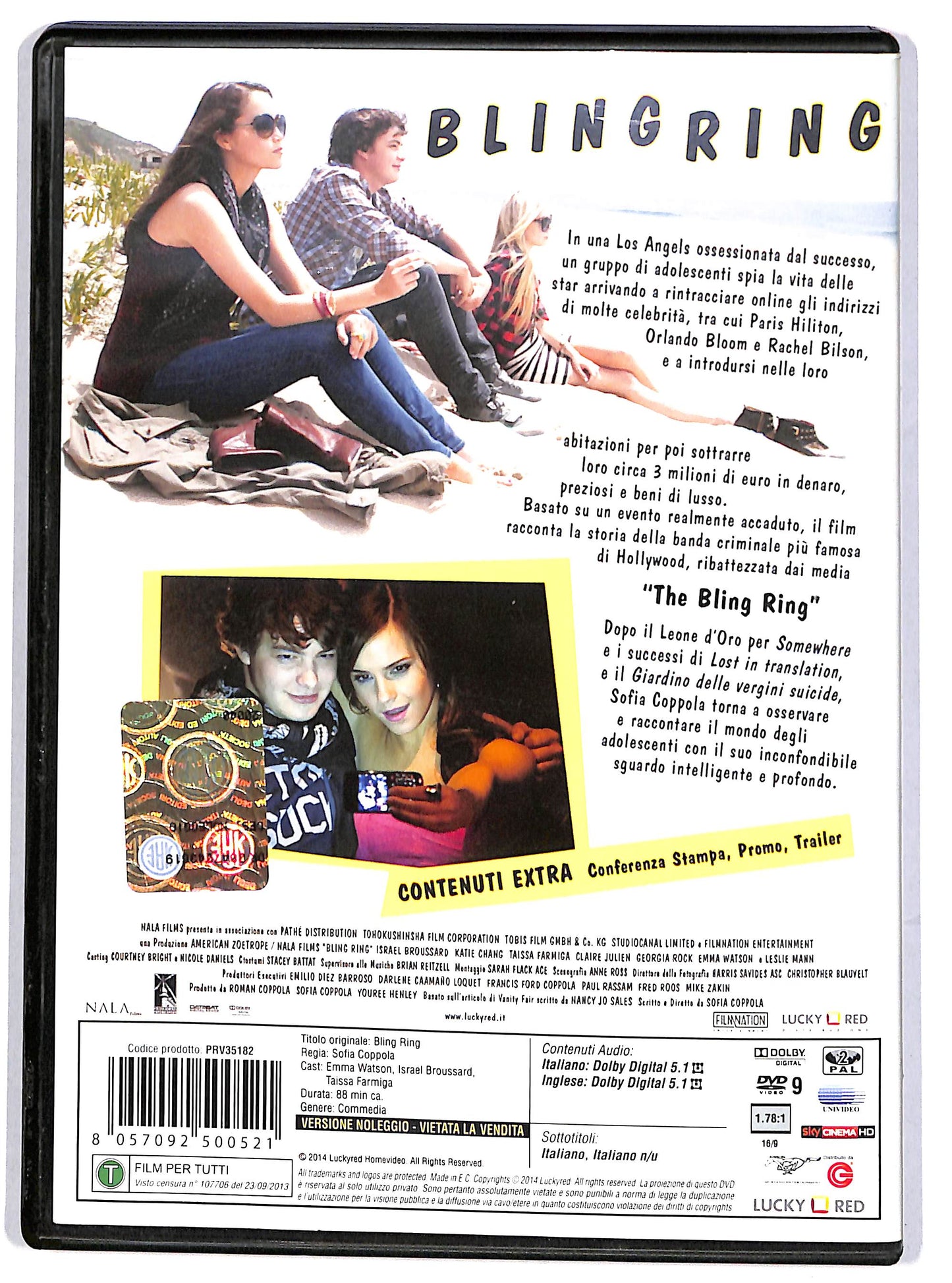 EBOND Bling Ring Noleggio DVD D613505