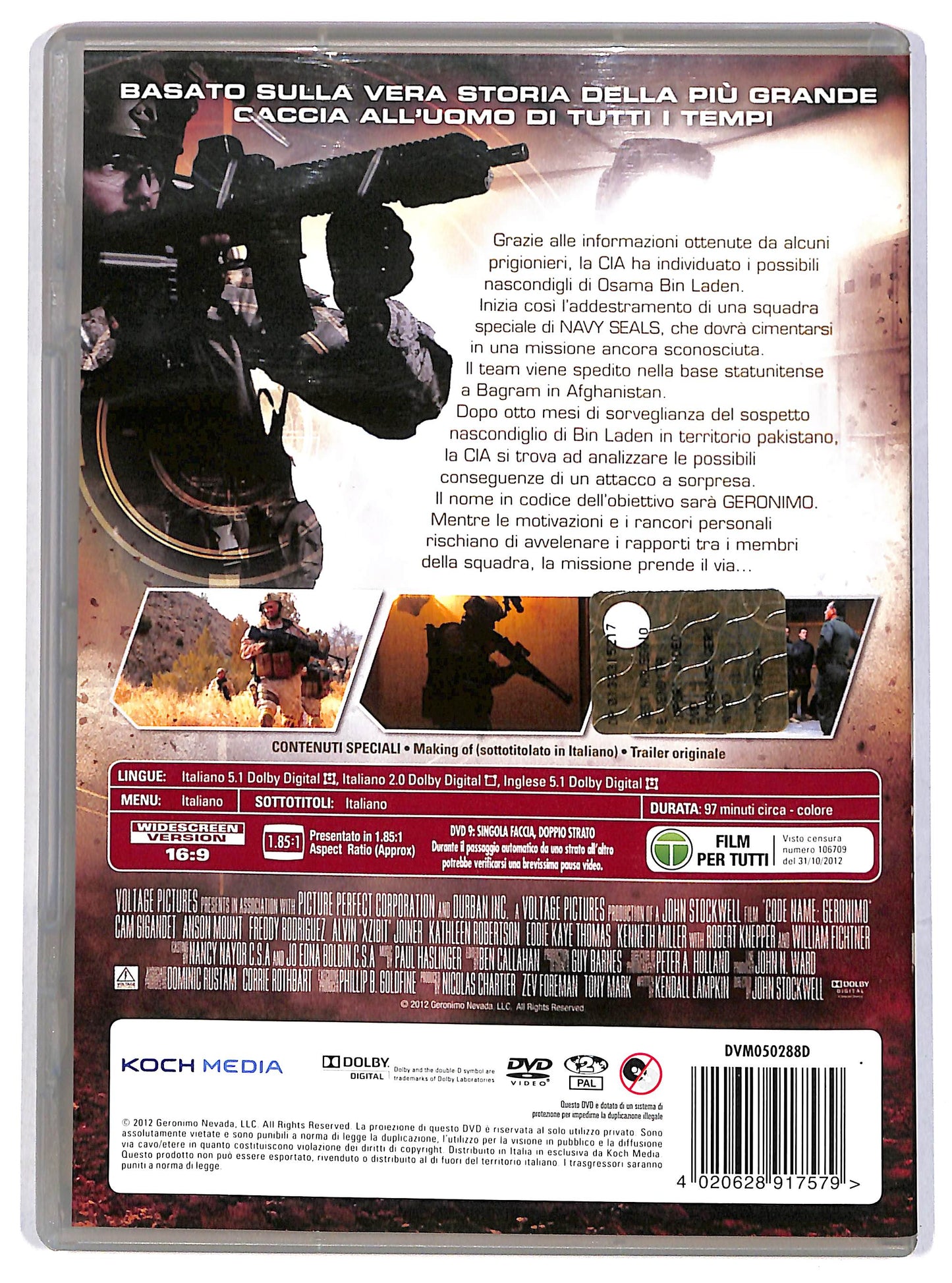 EBOND Code Name: Geronimo - Killing Bin Laden DVD D613520