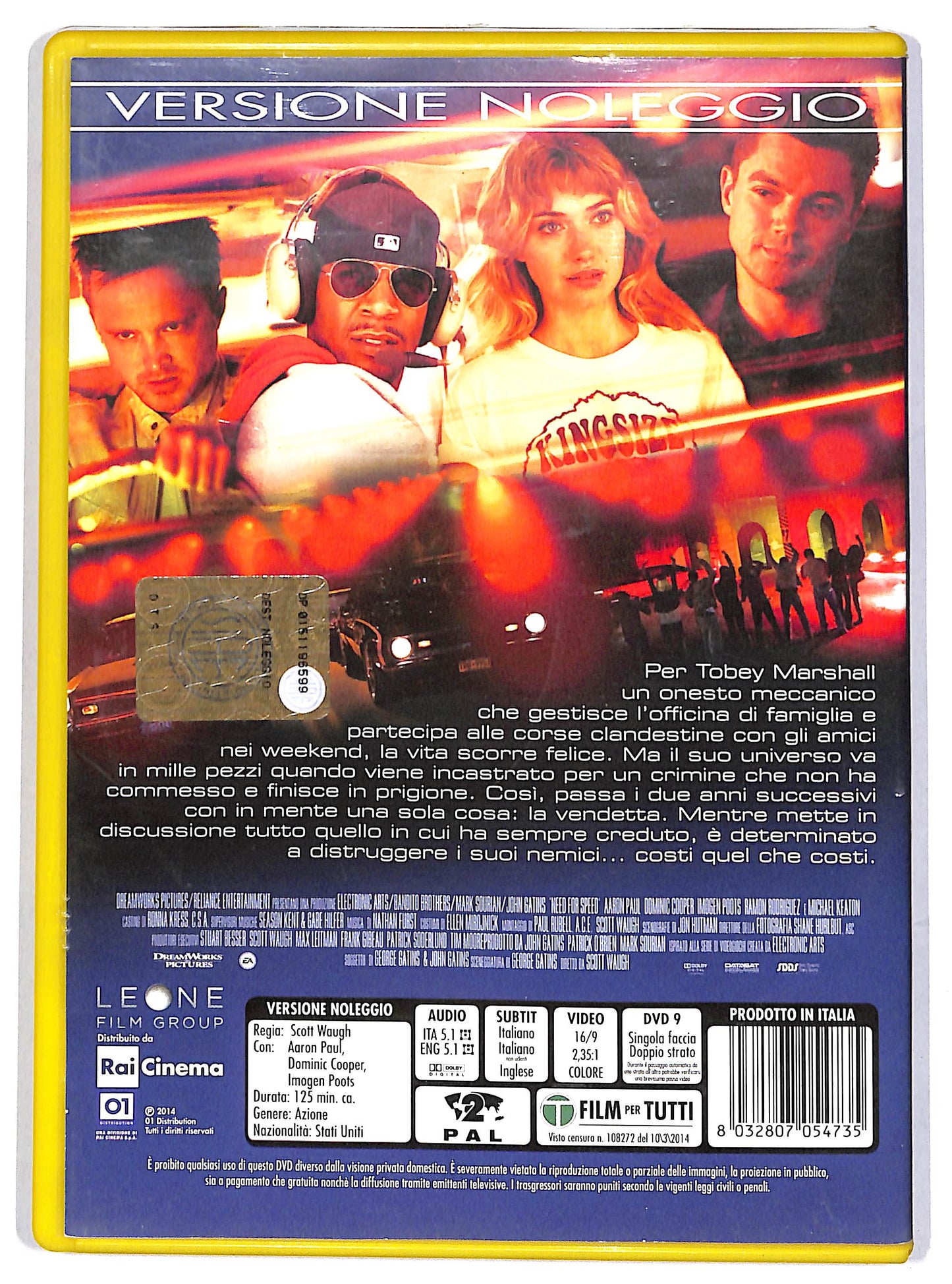 EBOND Need for Speed Noleggio DVD D613712