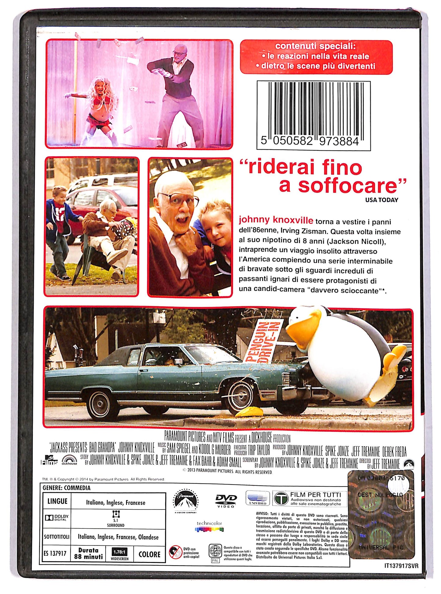 EBOND Jackass presents: Bad Grandpa Noleggio DVD D613836