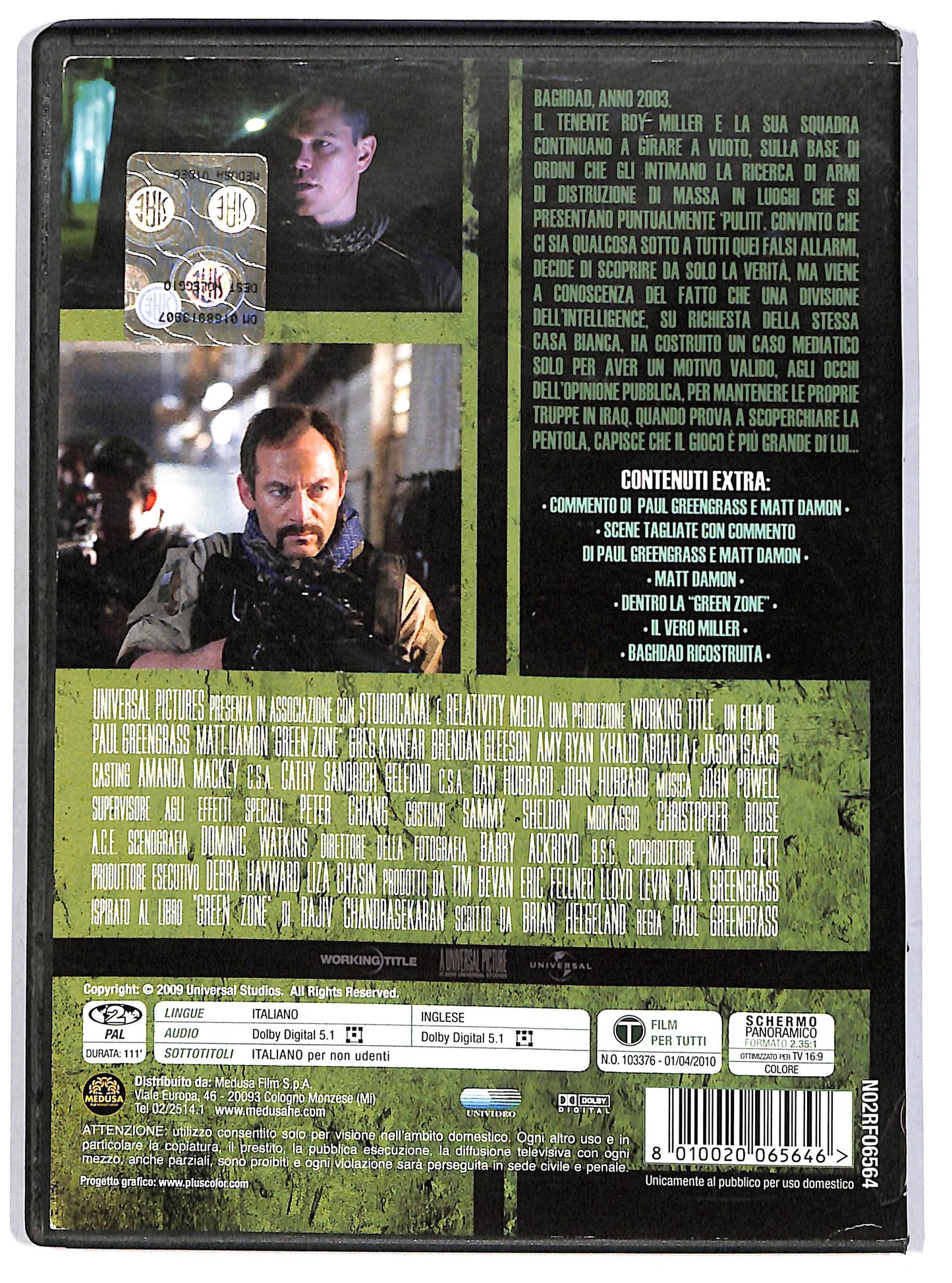 EBOND Green Zone Noleggio DVD D613852