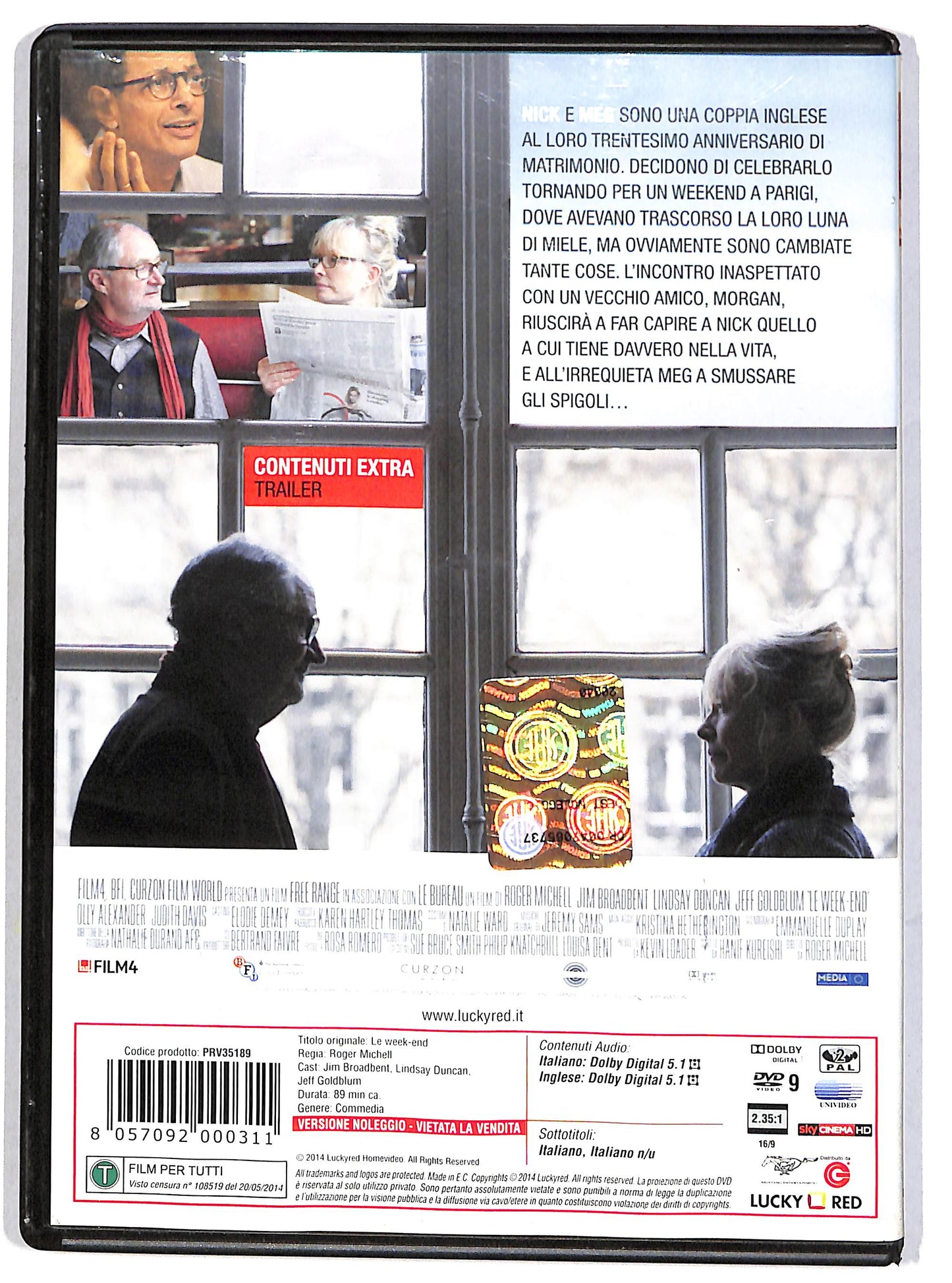 EBOND Le Week-end Noleggio DVD D613864