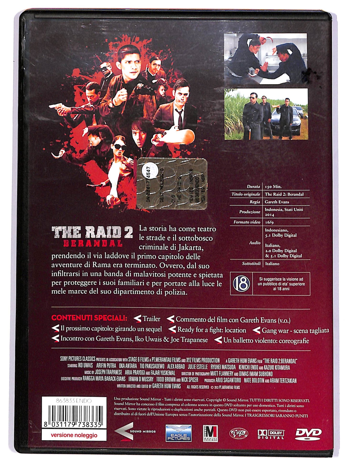 EBOND The Raid 2 Noleggio DVD D613947