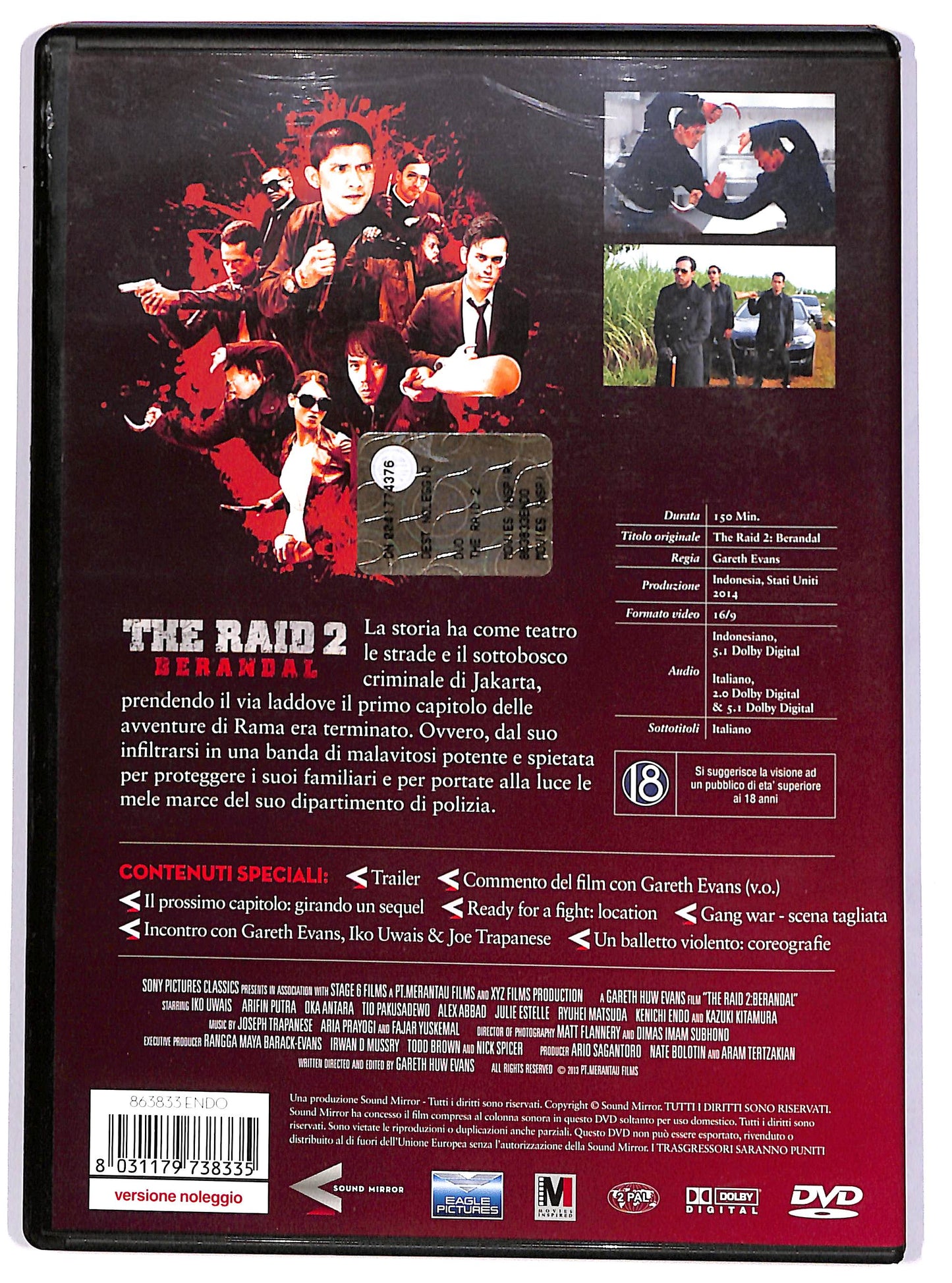 EBOND The Raid 2 Noleggio DVD D614020