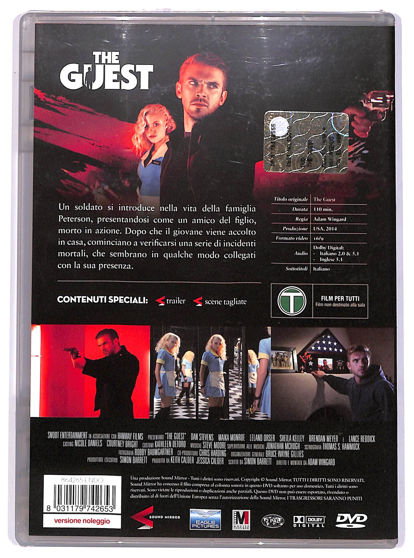 EBOND The Guest Noleggio DVD D614040