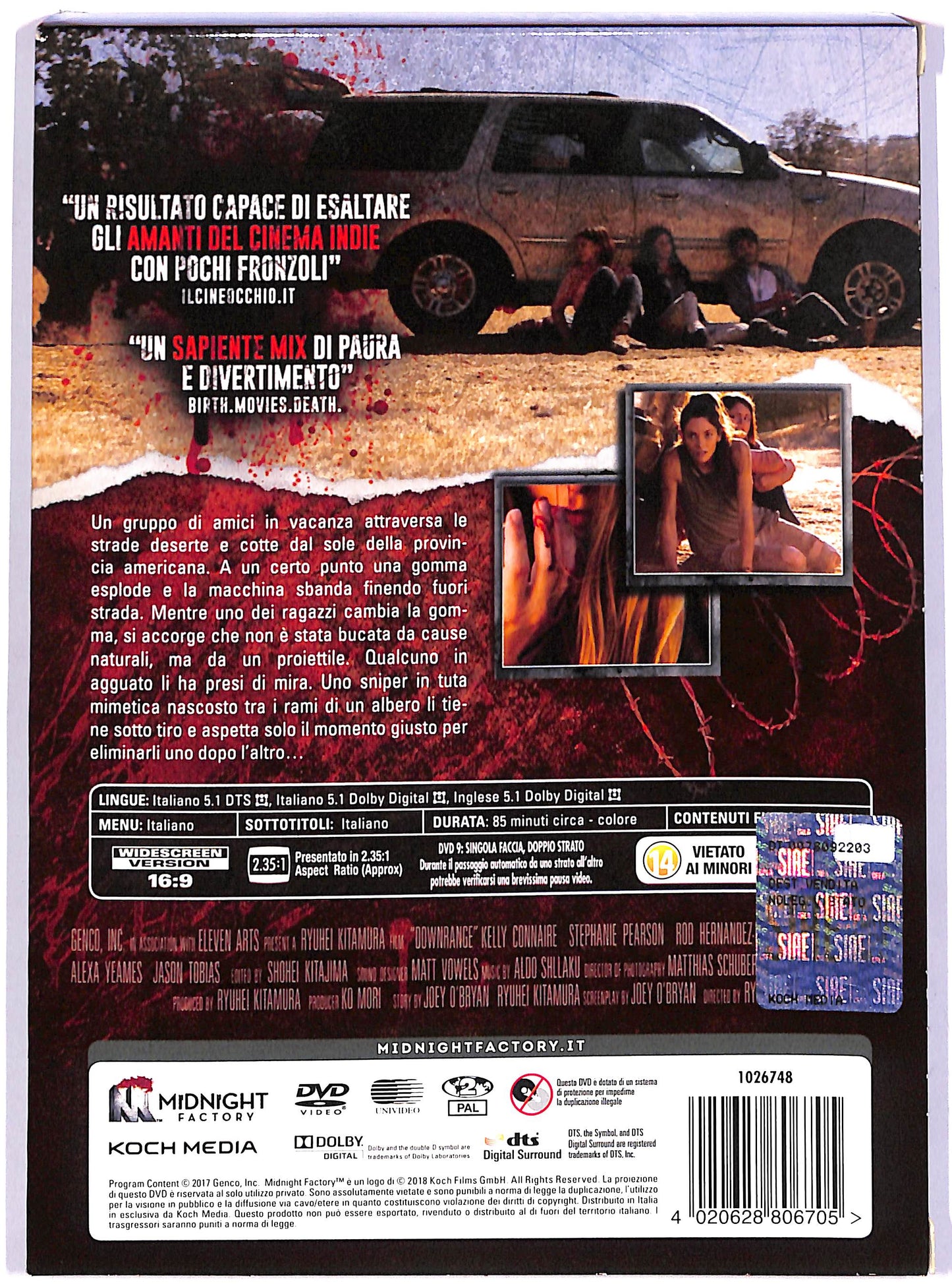 EBOND Downrange Limited Edition Slipcase DVD D614132