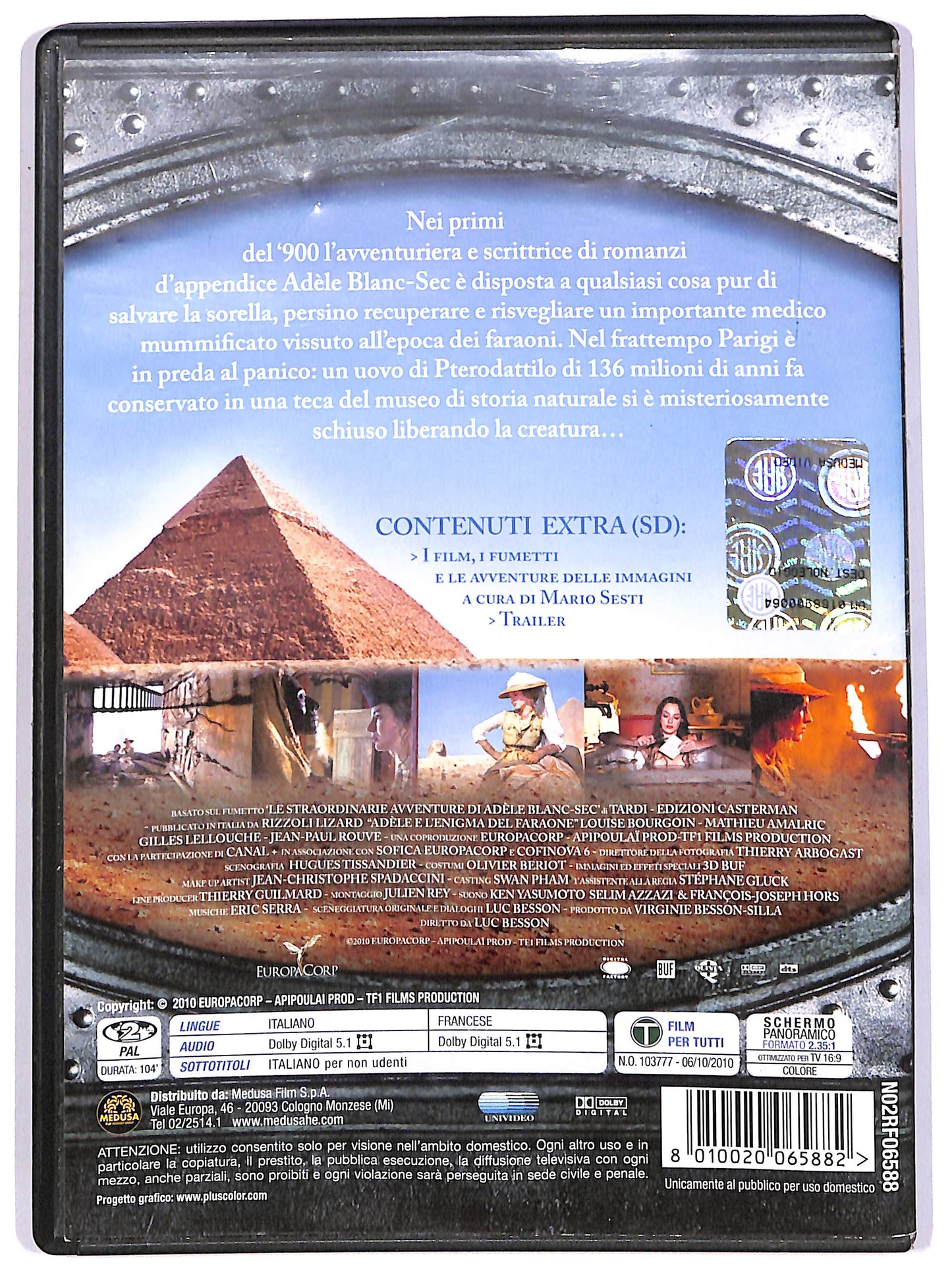 EBOND Adele e l'enigma del faraone Noleggio DVD D614432