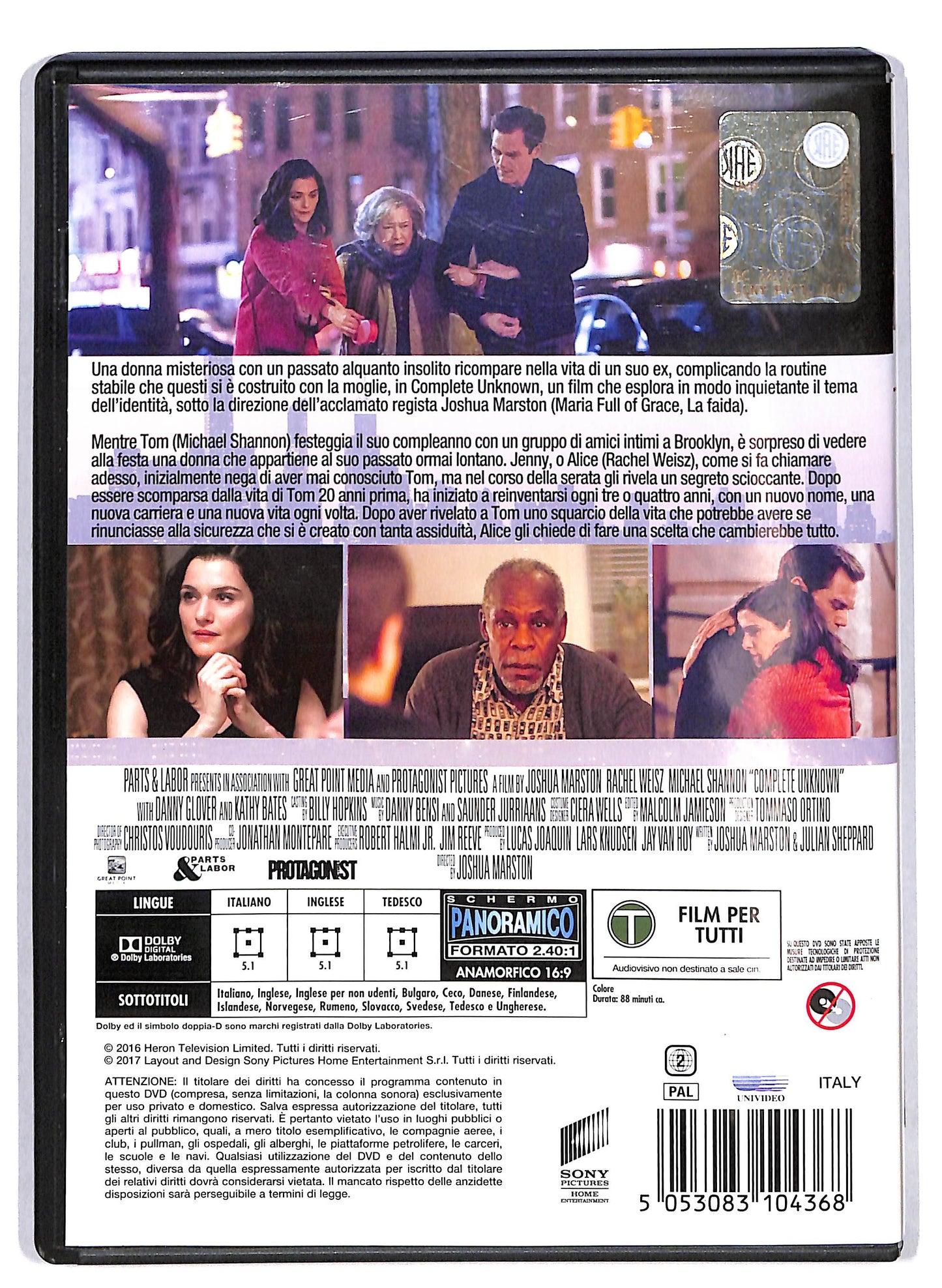 EBOND Complete Unknown - Cambio di identita NOLEGGIO DVD D614720