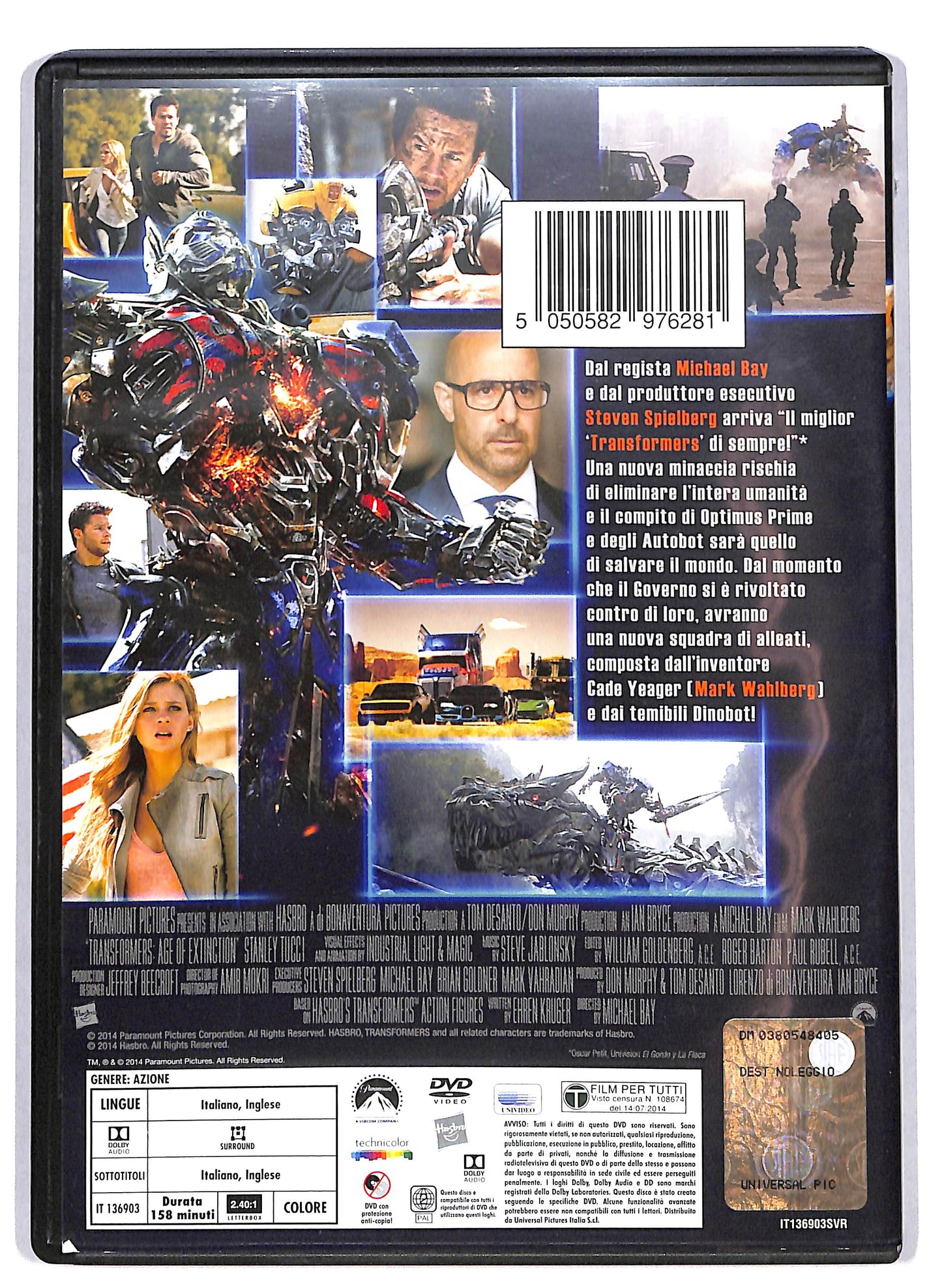 EBOND Transformers 4 - L'era dell'estinzione Noleggio DVD D614902