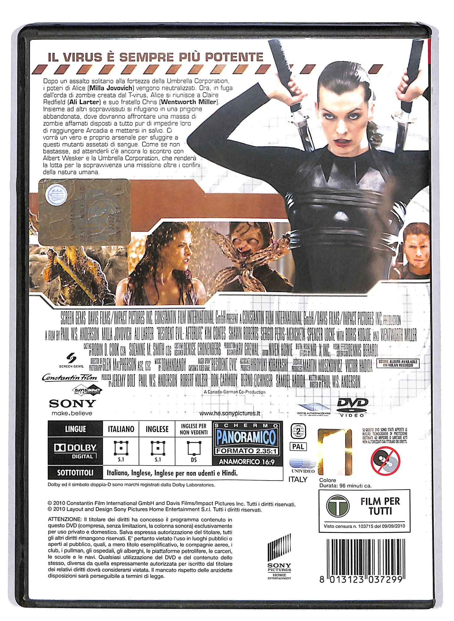 EBOND Resident Evil: Afterlife NOLEGGIO DVD D614941