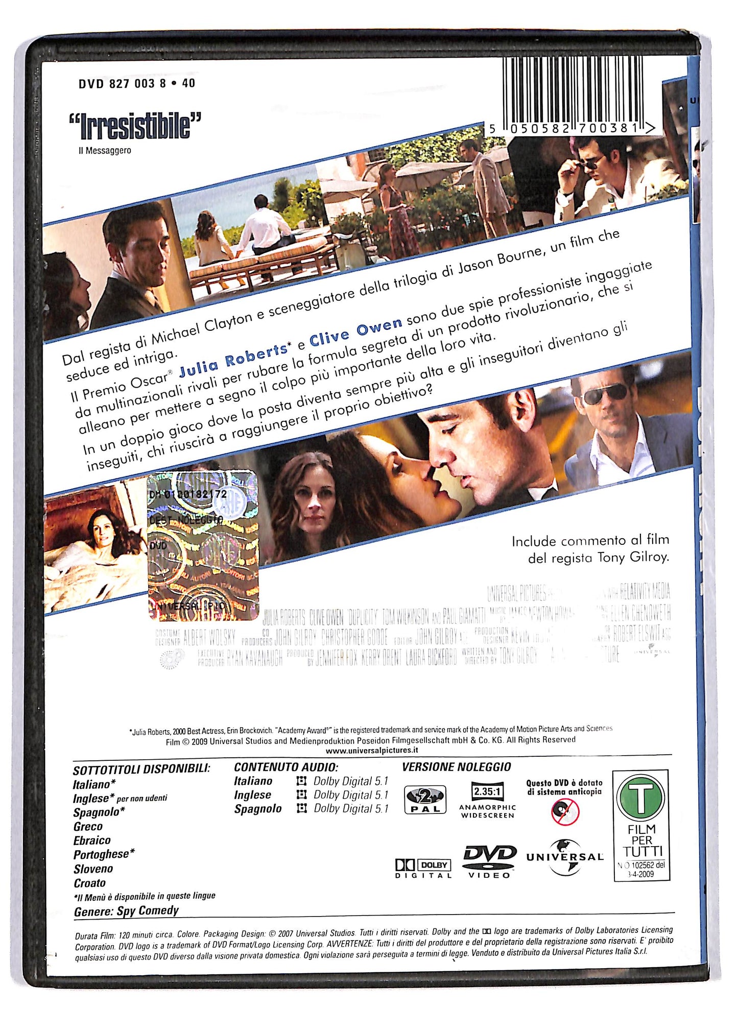 EBOND Duplicity NOLEGGIO DVD D615130