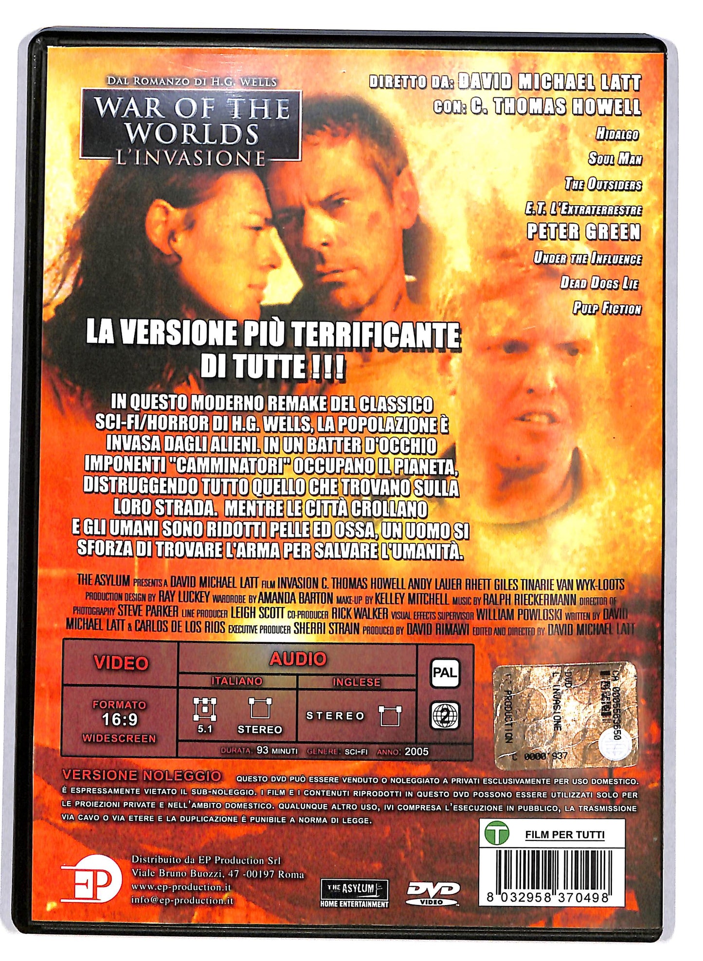 EBOND War of the Worlds  L'invasione Noleggio DVD D615243