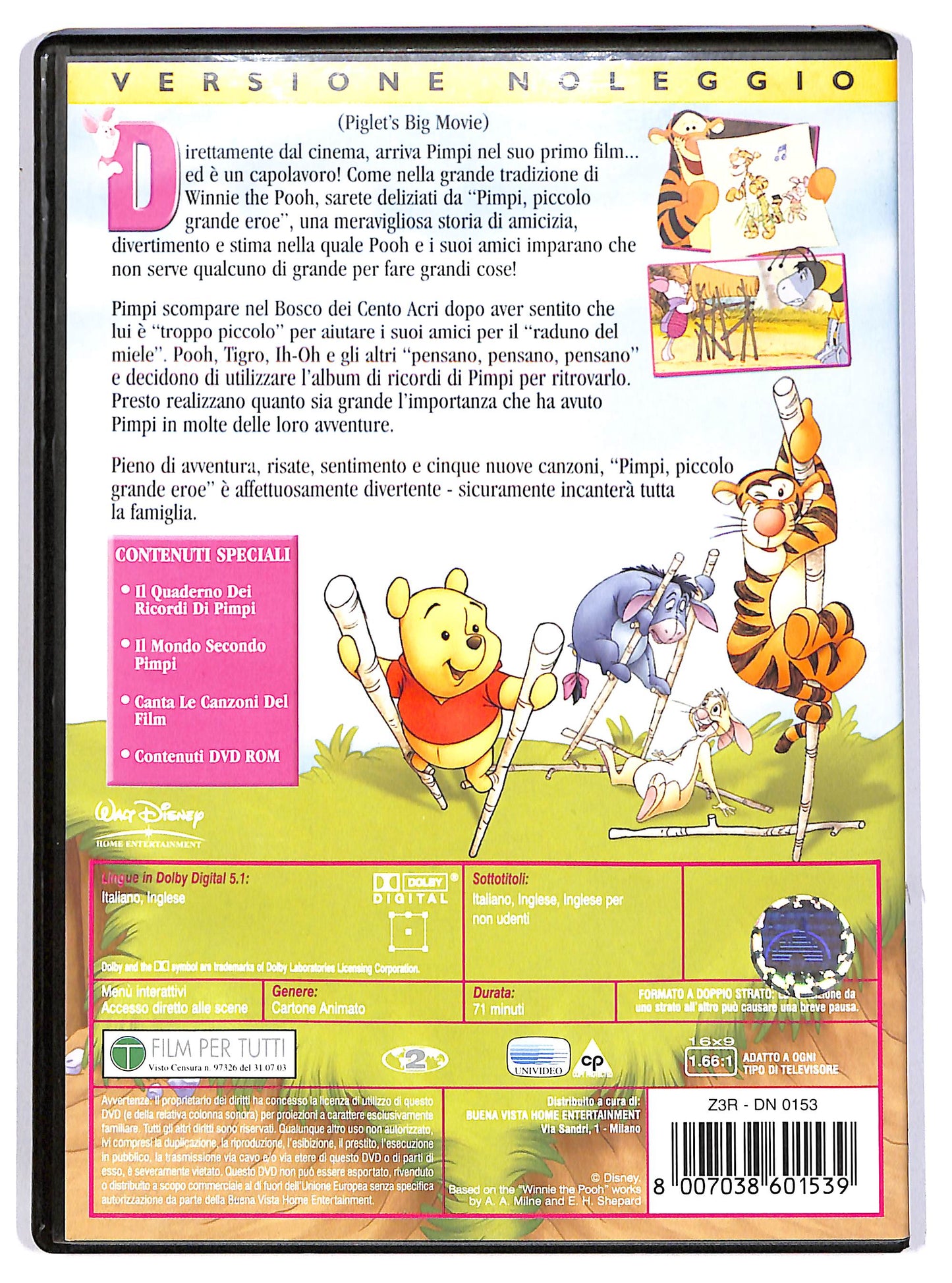 EBOND Pimpi, piccolo grande eroe Noleggio DVD D615443
