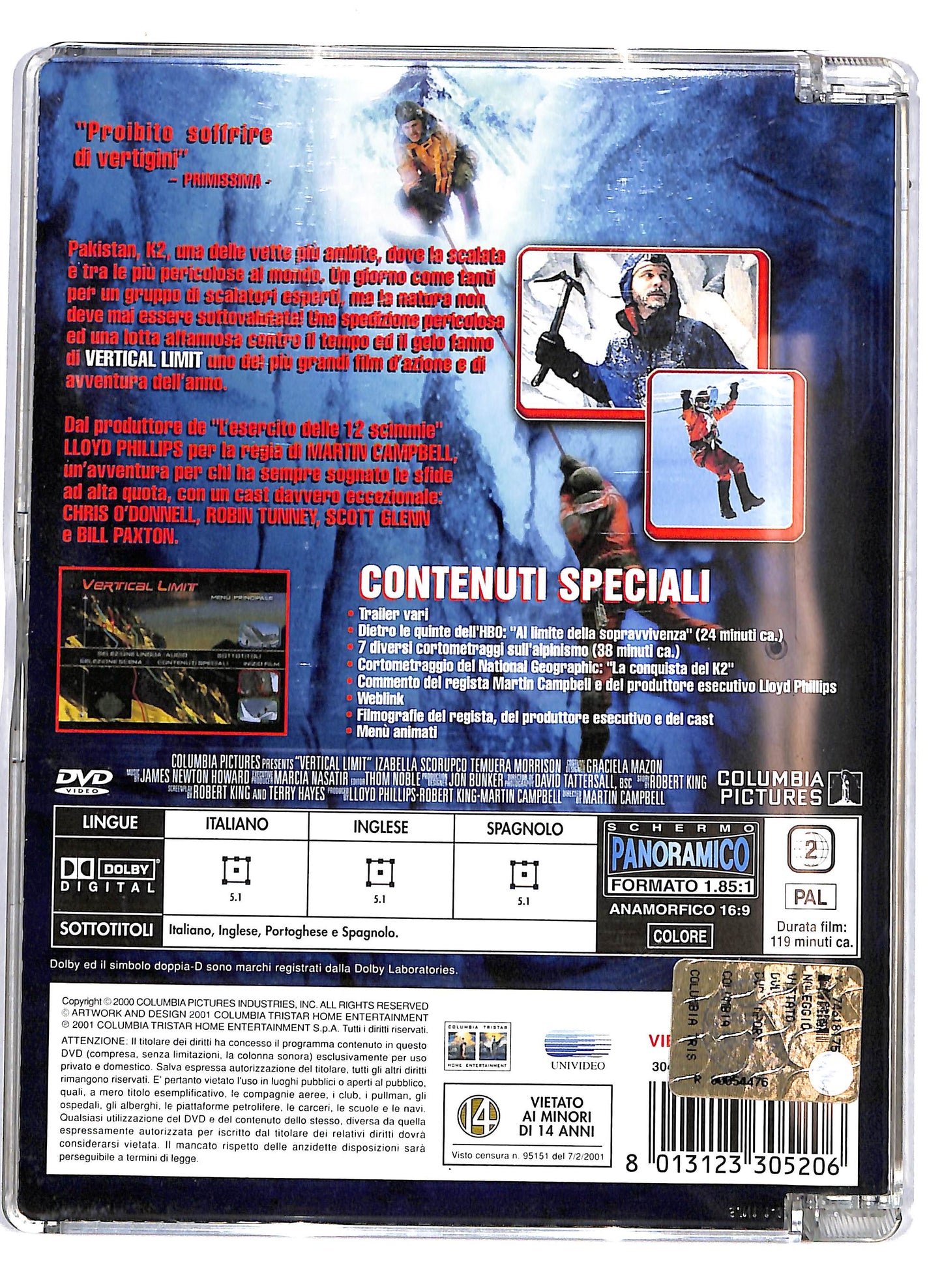 EBOND Vertical limit  SJB DVD D615731