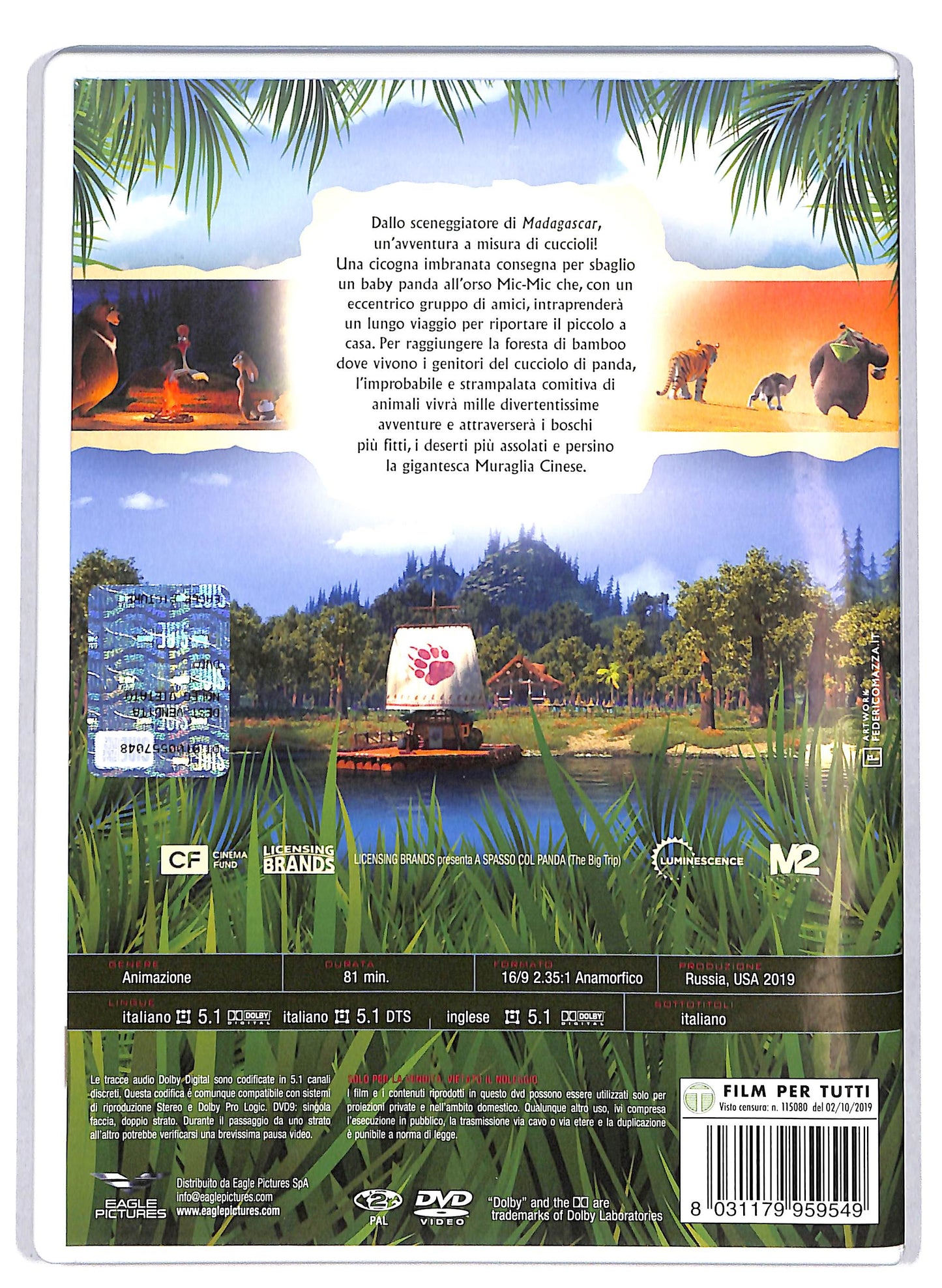 EBOND A spasso col panda DVD D615854