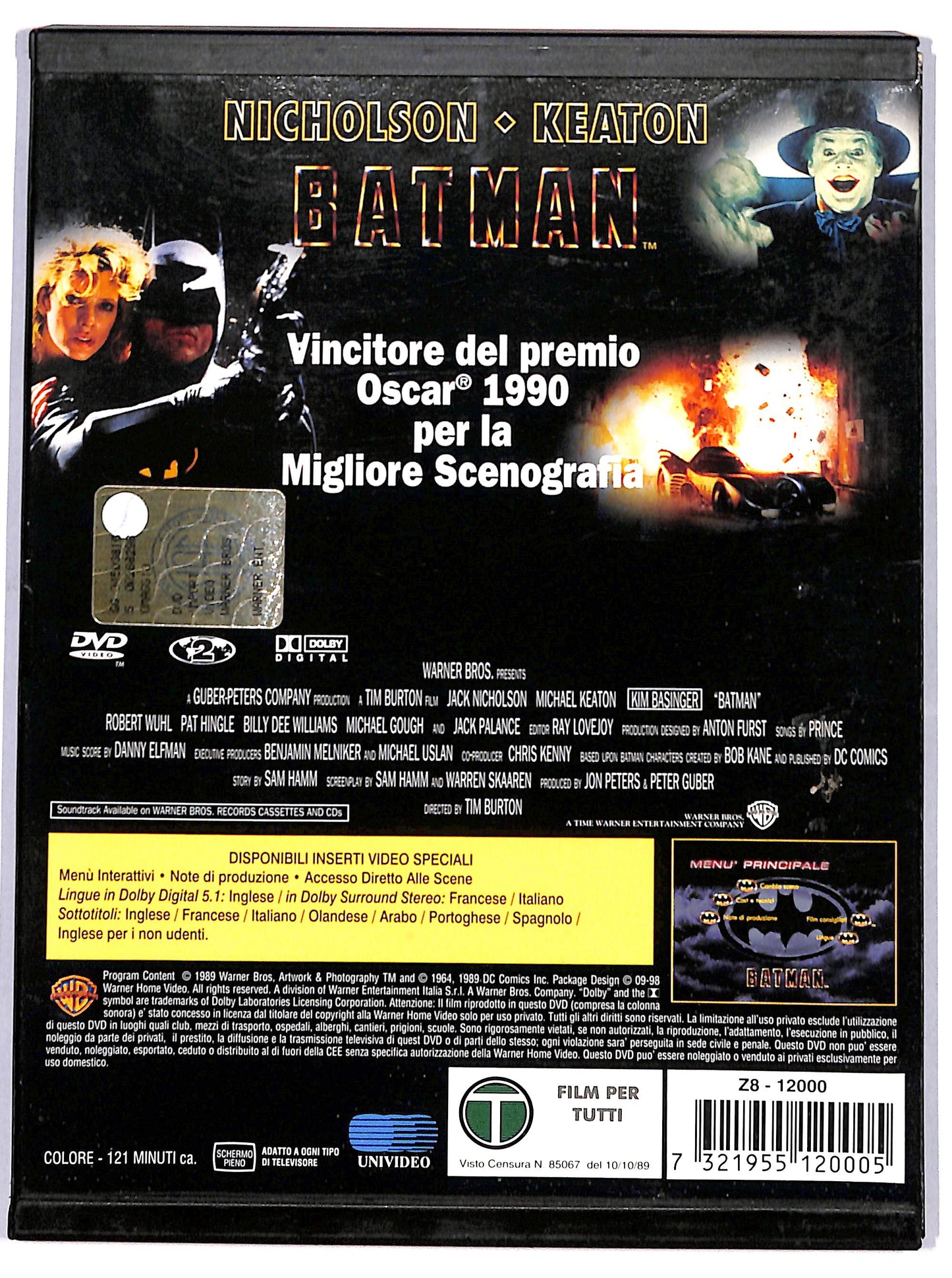 EBOND batman DVD D616318