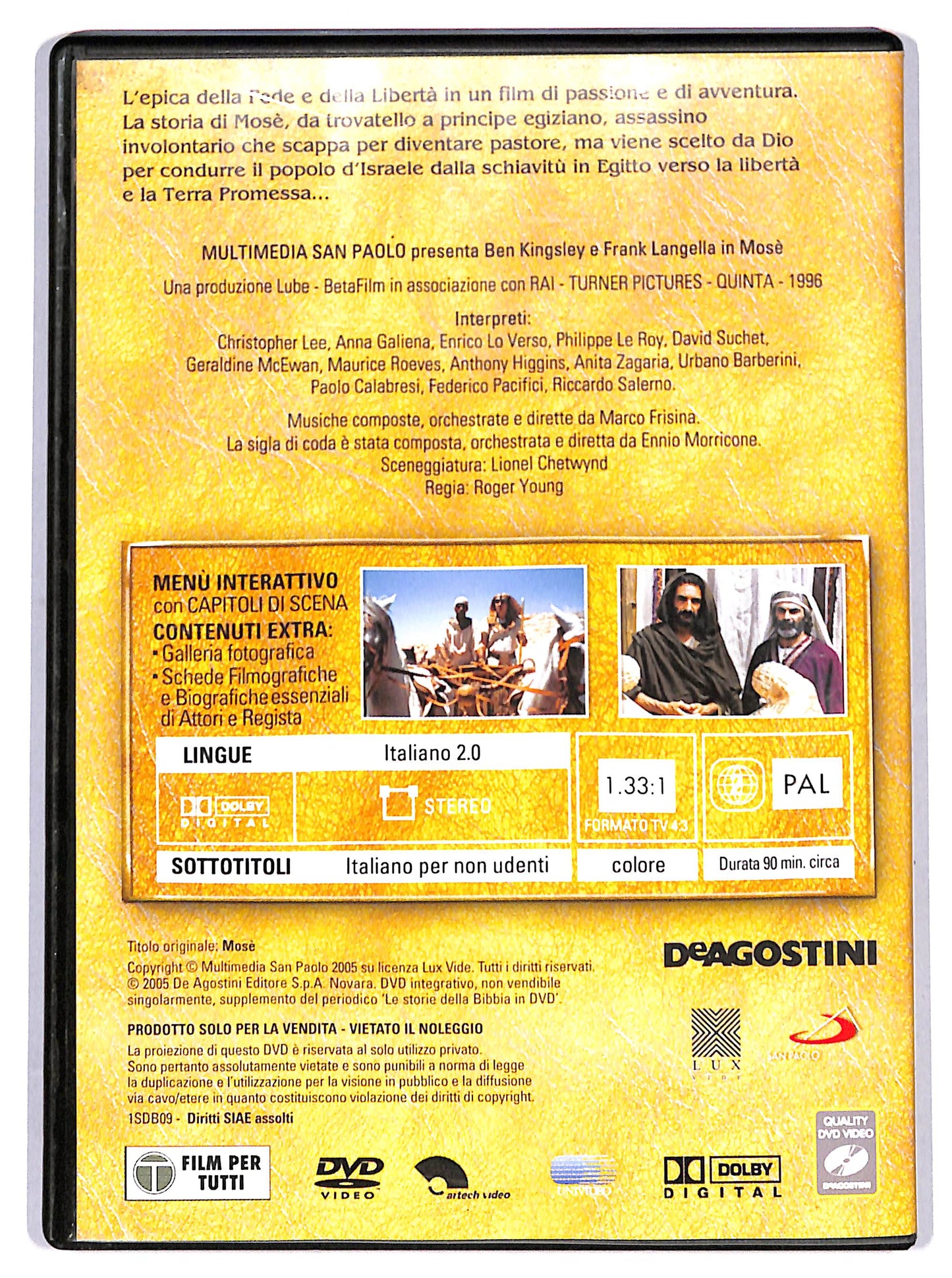 EBOND mose - seconda parte -  EDITORIALE  DVD D616332