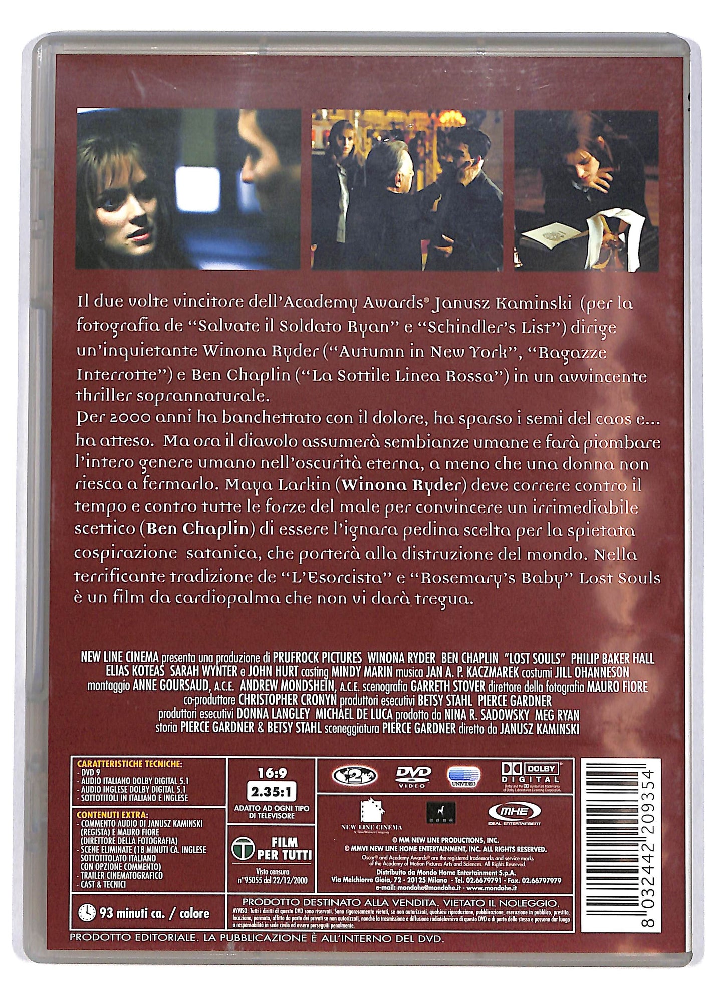 EBOND Lost Souls - La profezia  EDITORIALE DVD D616442