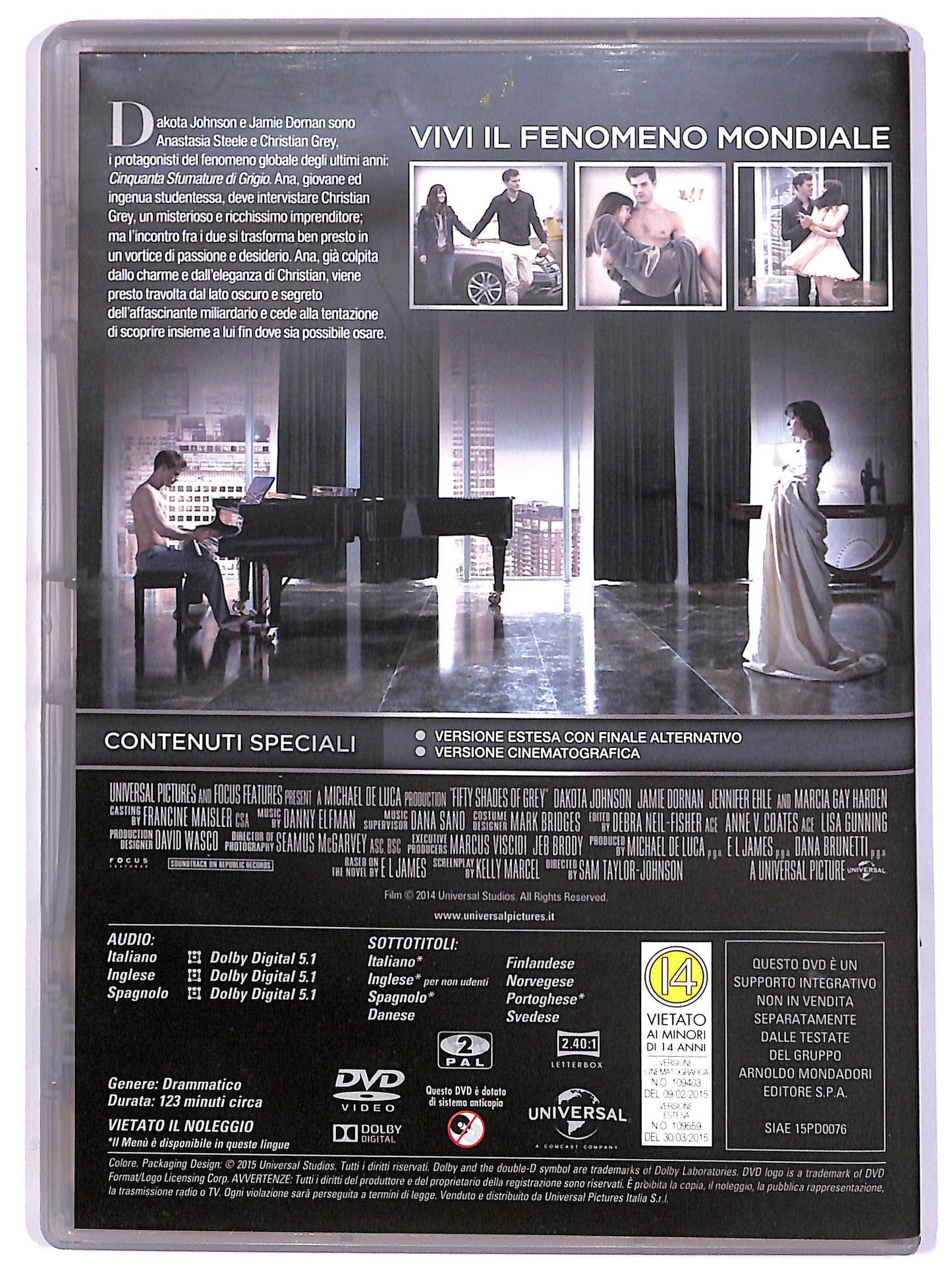 EBOND Cinquanta sfumature di grigio EDITORIALE DVD D616917