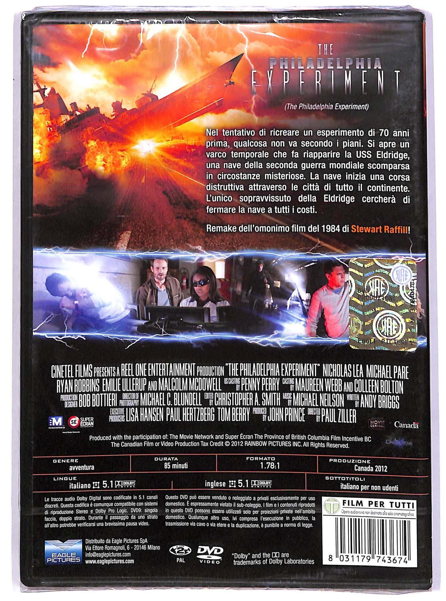 EBOND The Philadelphia Experiment DVD D618104