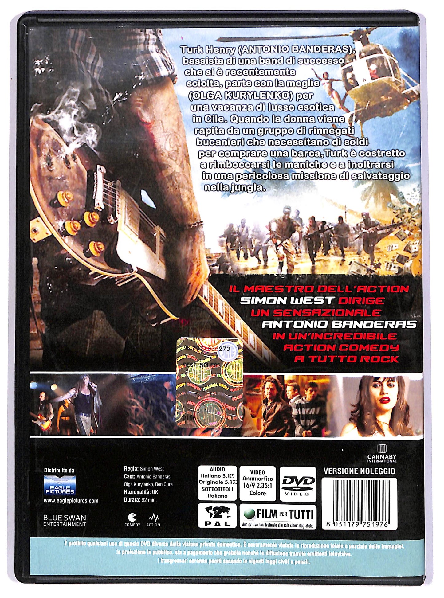 EBOND Gun Shy - Eroe del caso Noleggio DVD D618241