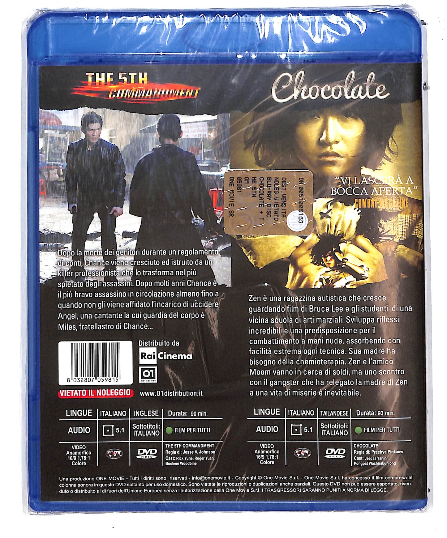 EBOND Chocolate -  The 5th Commandment  2 dischi  BLURAY D620645