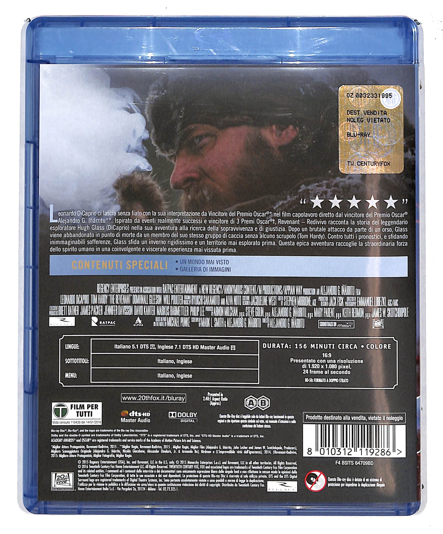 EBOND Revenant - Redivivo  BLURAY D620670