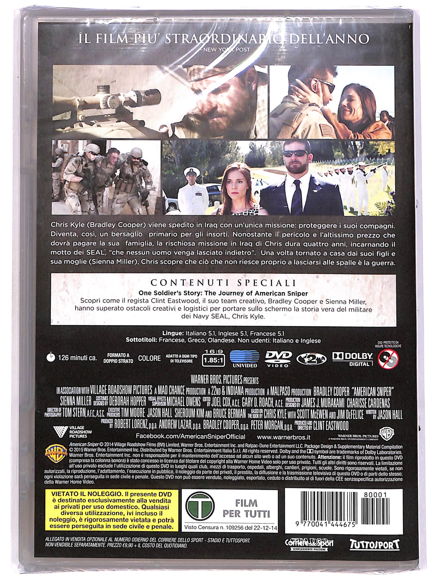 EBOND American Sniper EDITORIALE DVD D621101