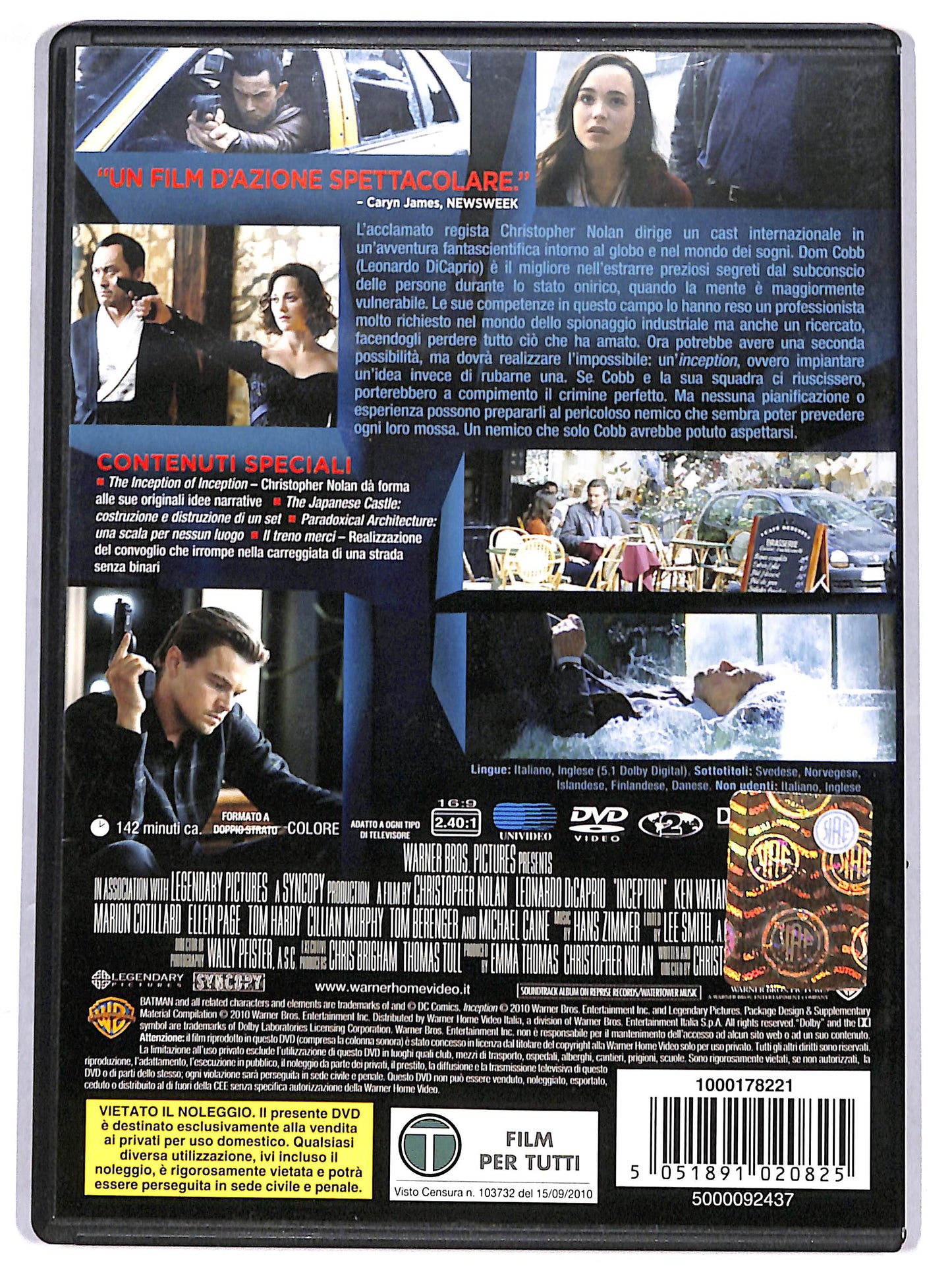 EBOND inception DVD D621406