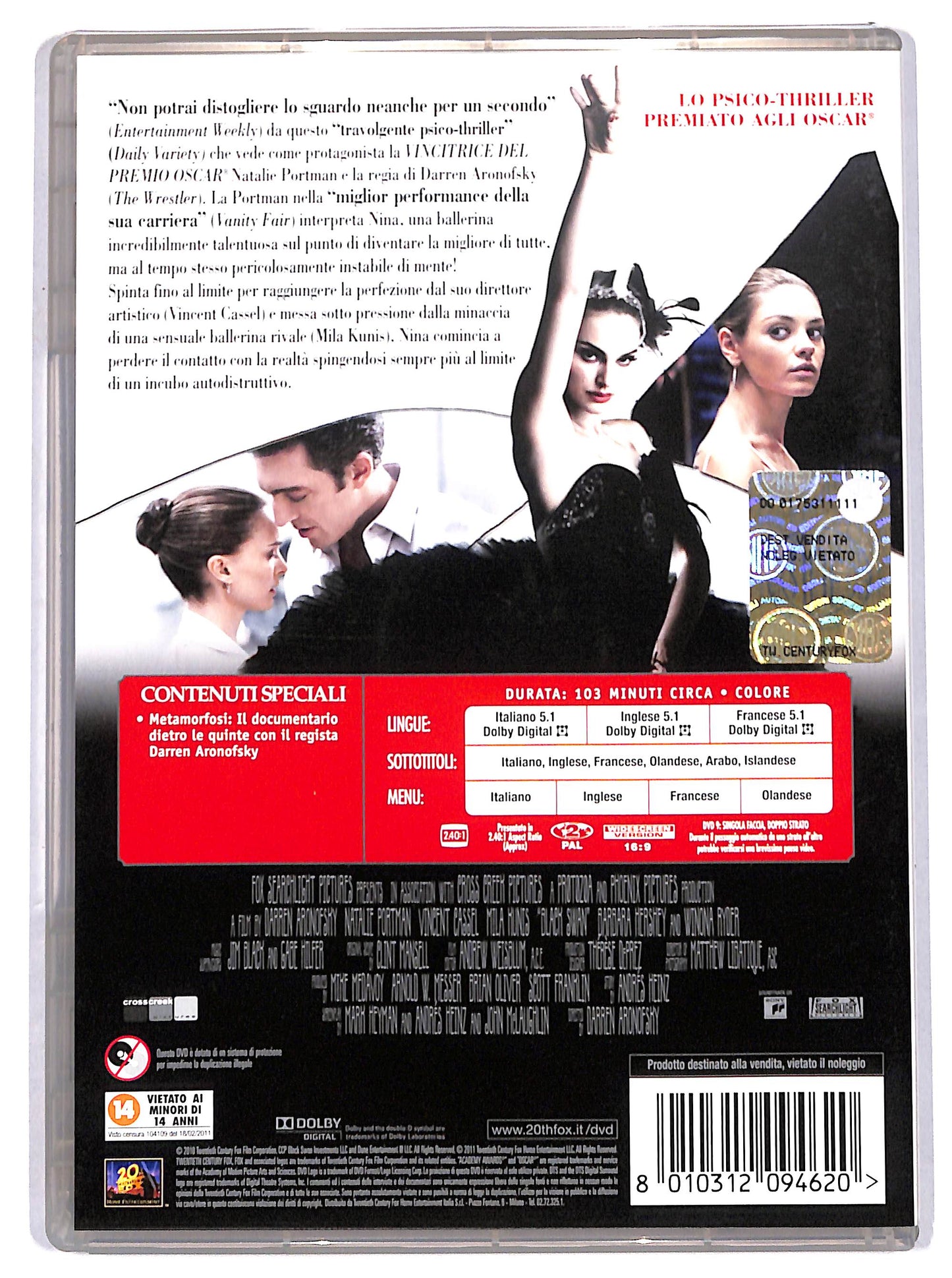 EBOND il cigno nero DVD D621517