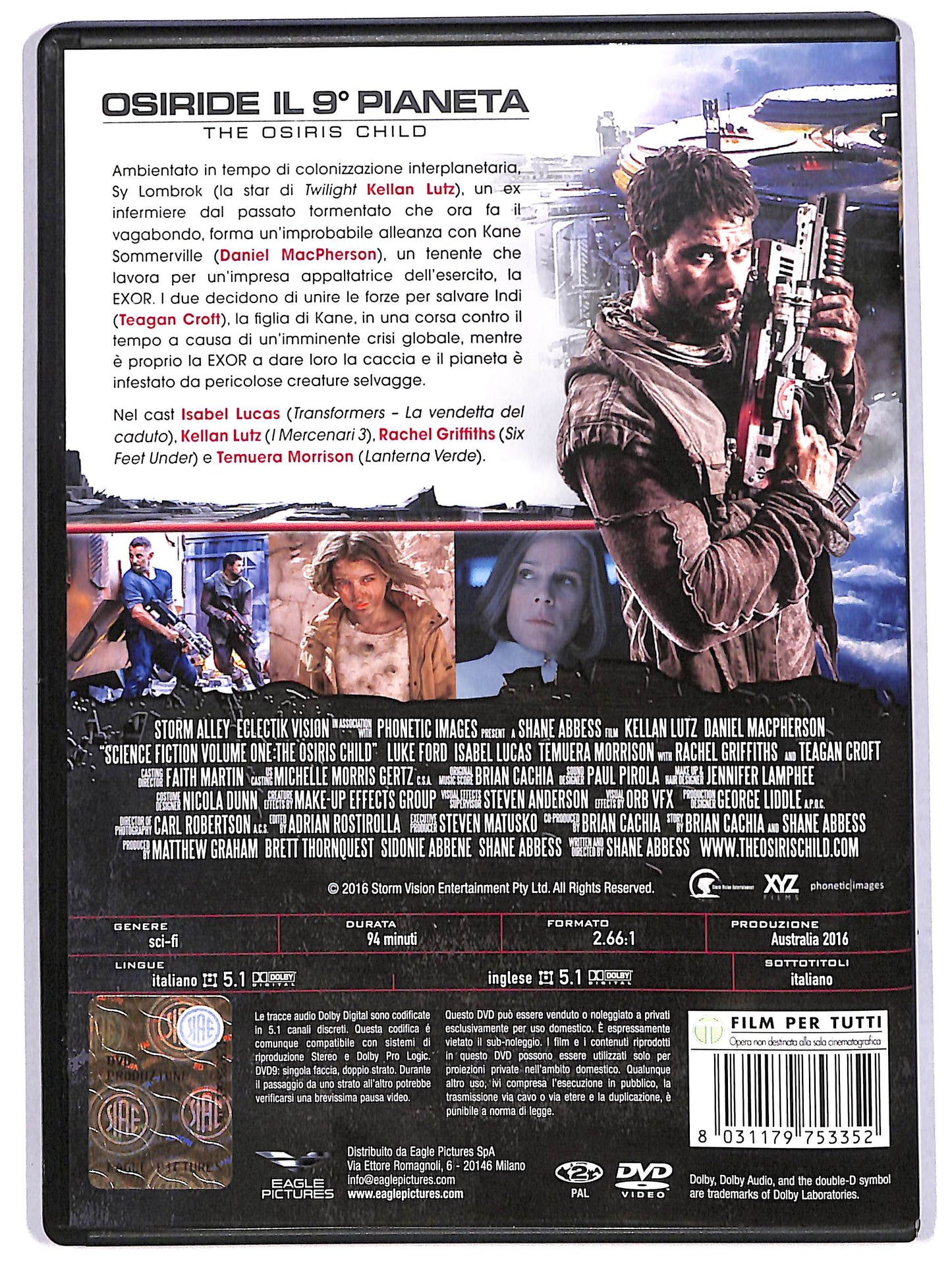 EBOND Osiride il 9° pianeta - The Osiris Child DVD D622505